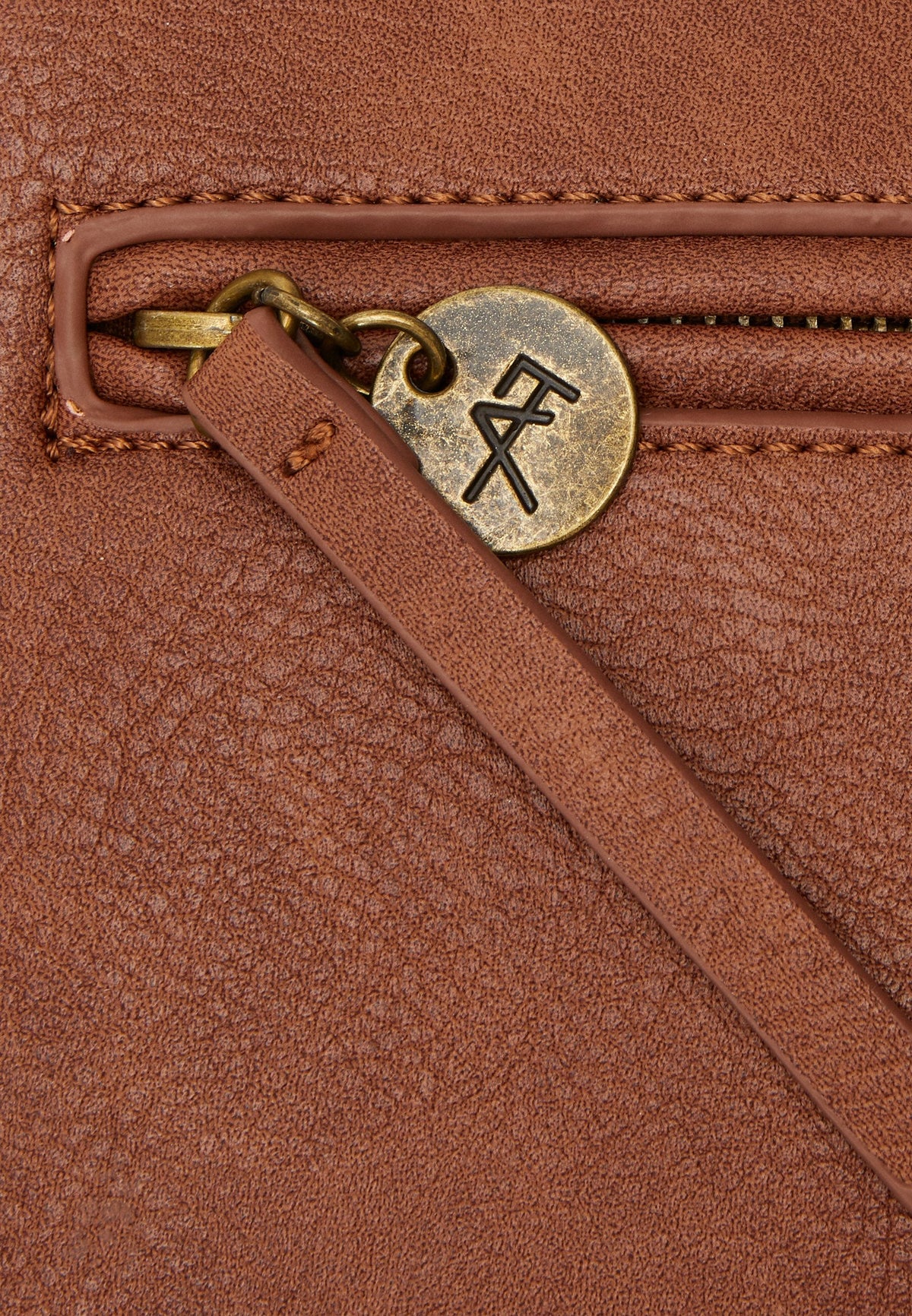 Anna Field Across Body Bag - Cognac