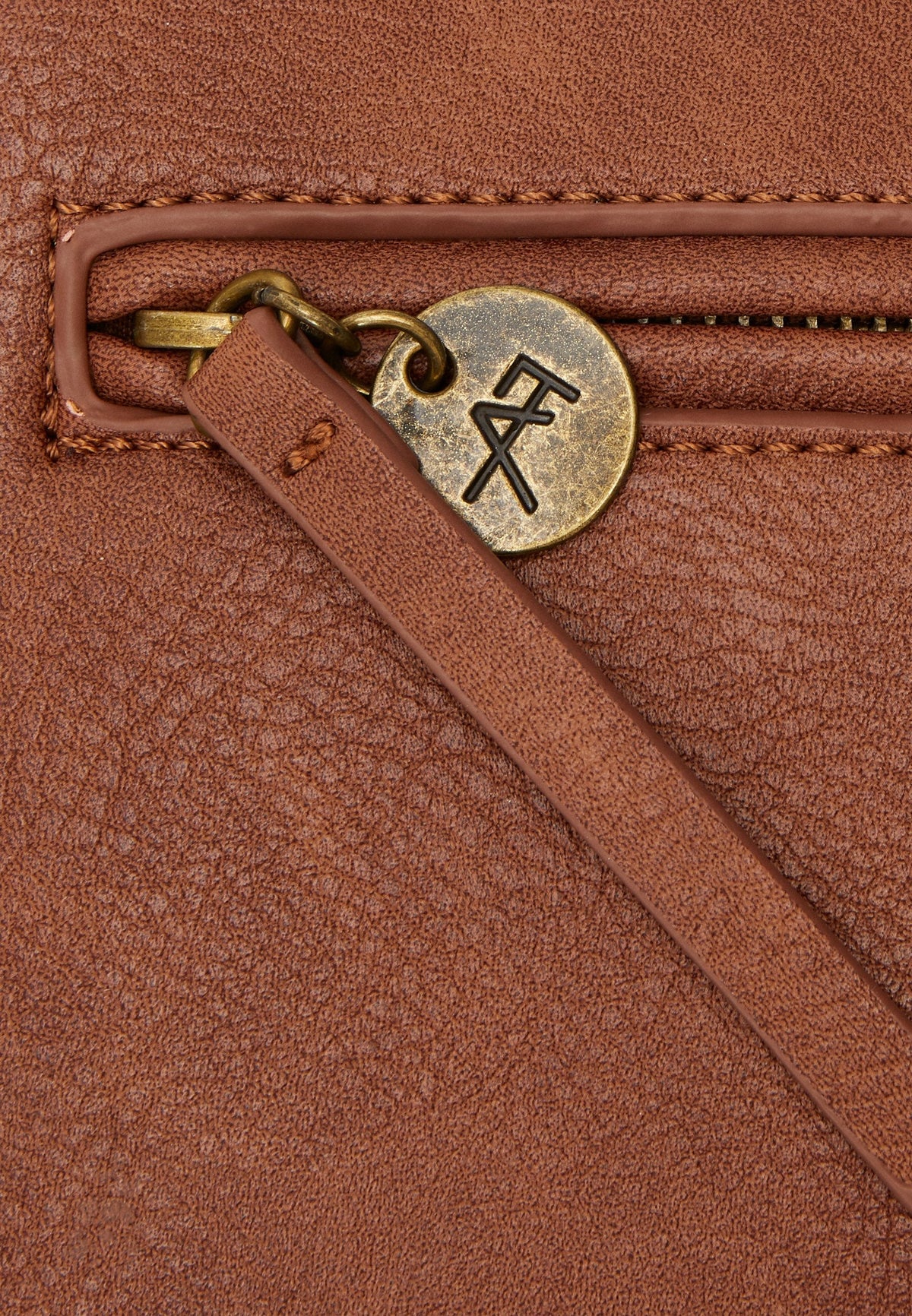 Anna Field Across Body Bag - Cognac