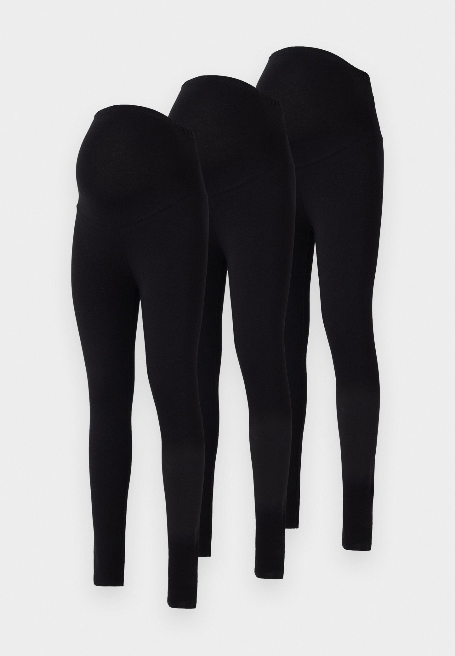 3 PACK - Leggings - Trousers - Black/taupe/light Pink
