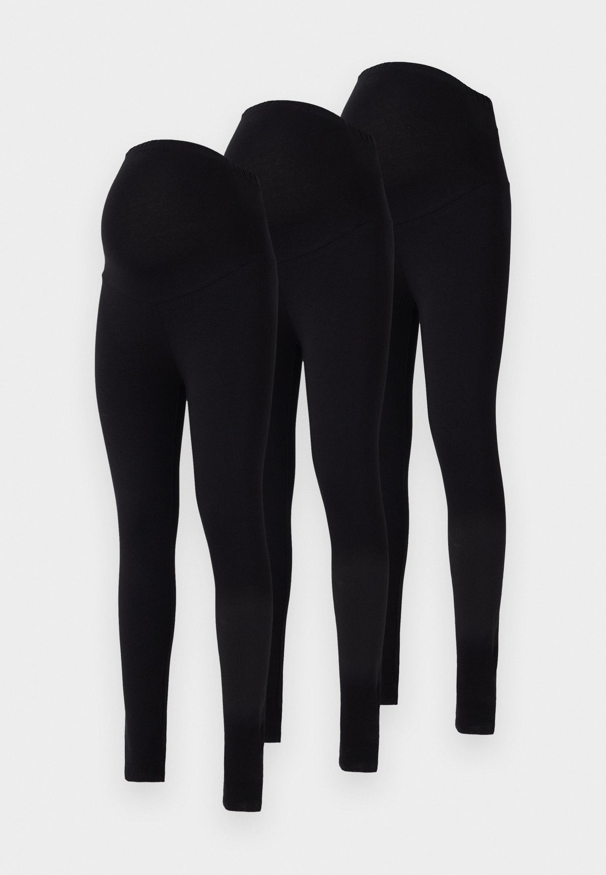 3 PACK - Leggings - Trousers - Black/taupe/light Pink