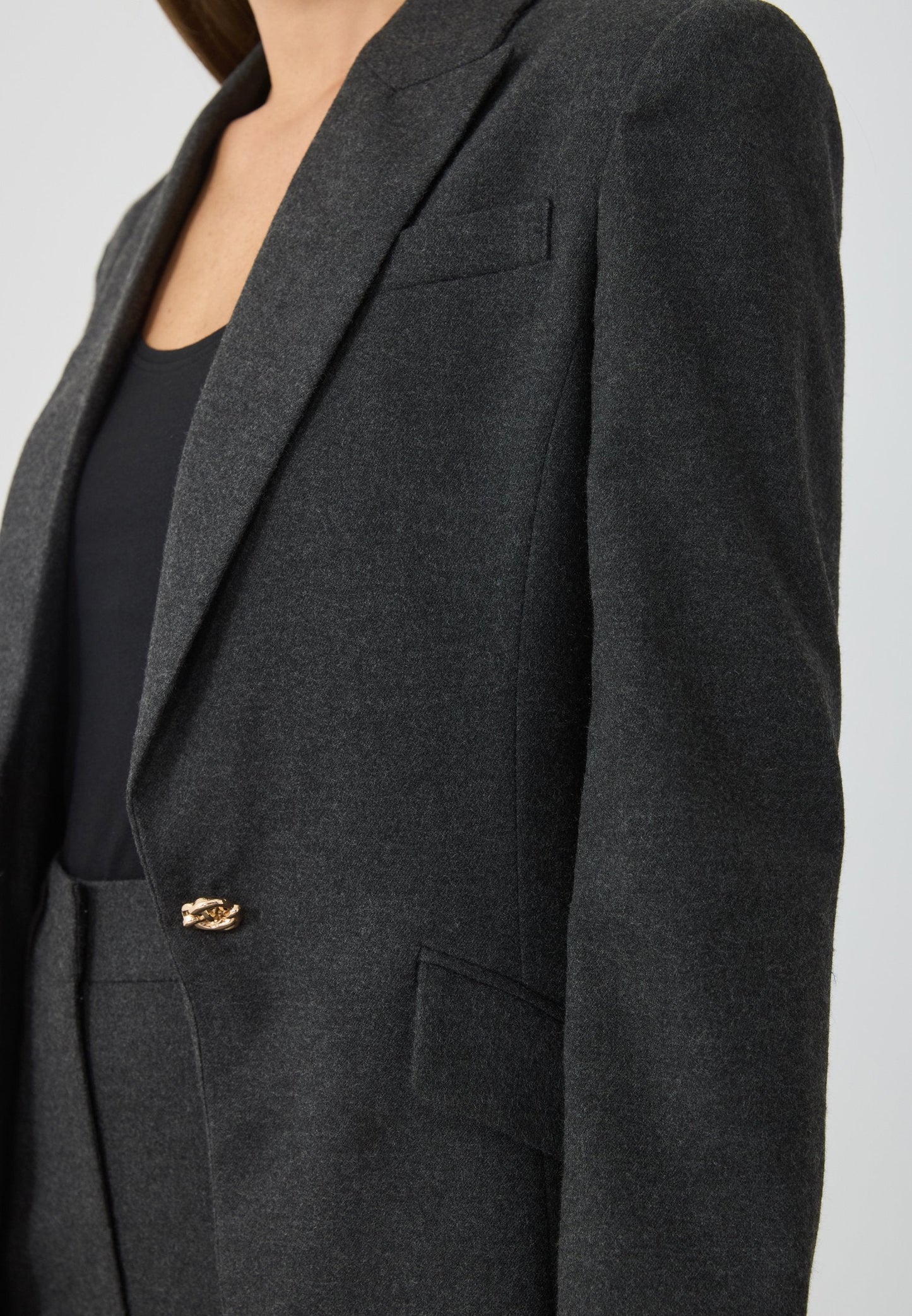 Anna Field Blazer - Grey
