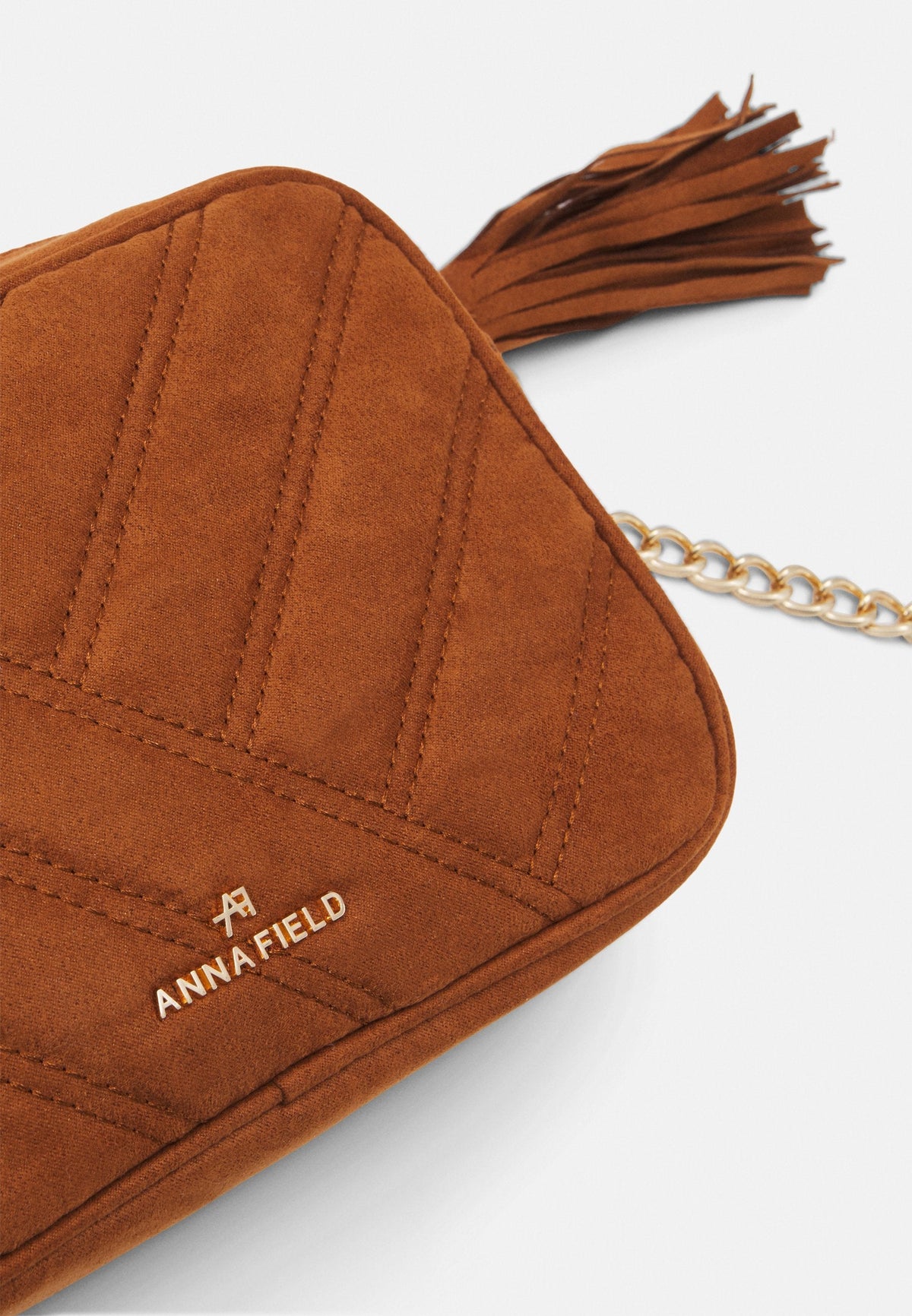 Anna Field Across Body Bag - Cognac
