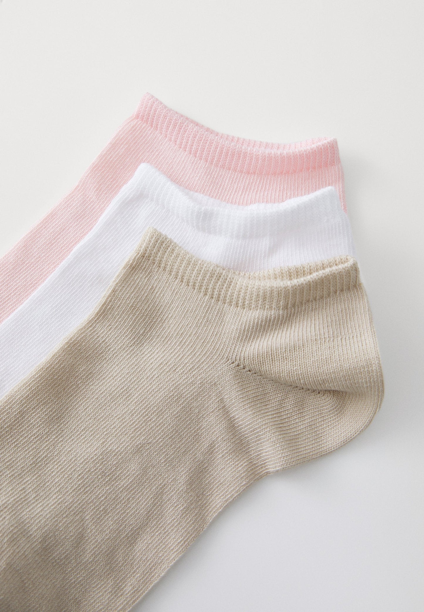 Anna Field 12 PACK - Socks - White/beige/light Pink