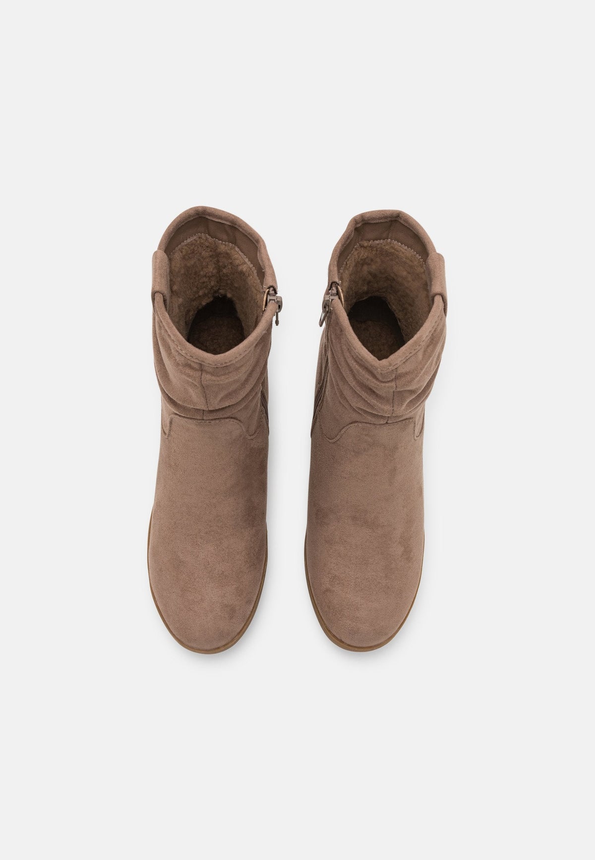 Anna Field Winter Boot - Wedge Ankle Boots - Taupe