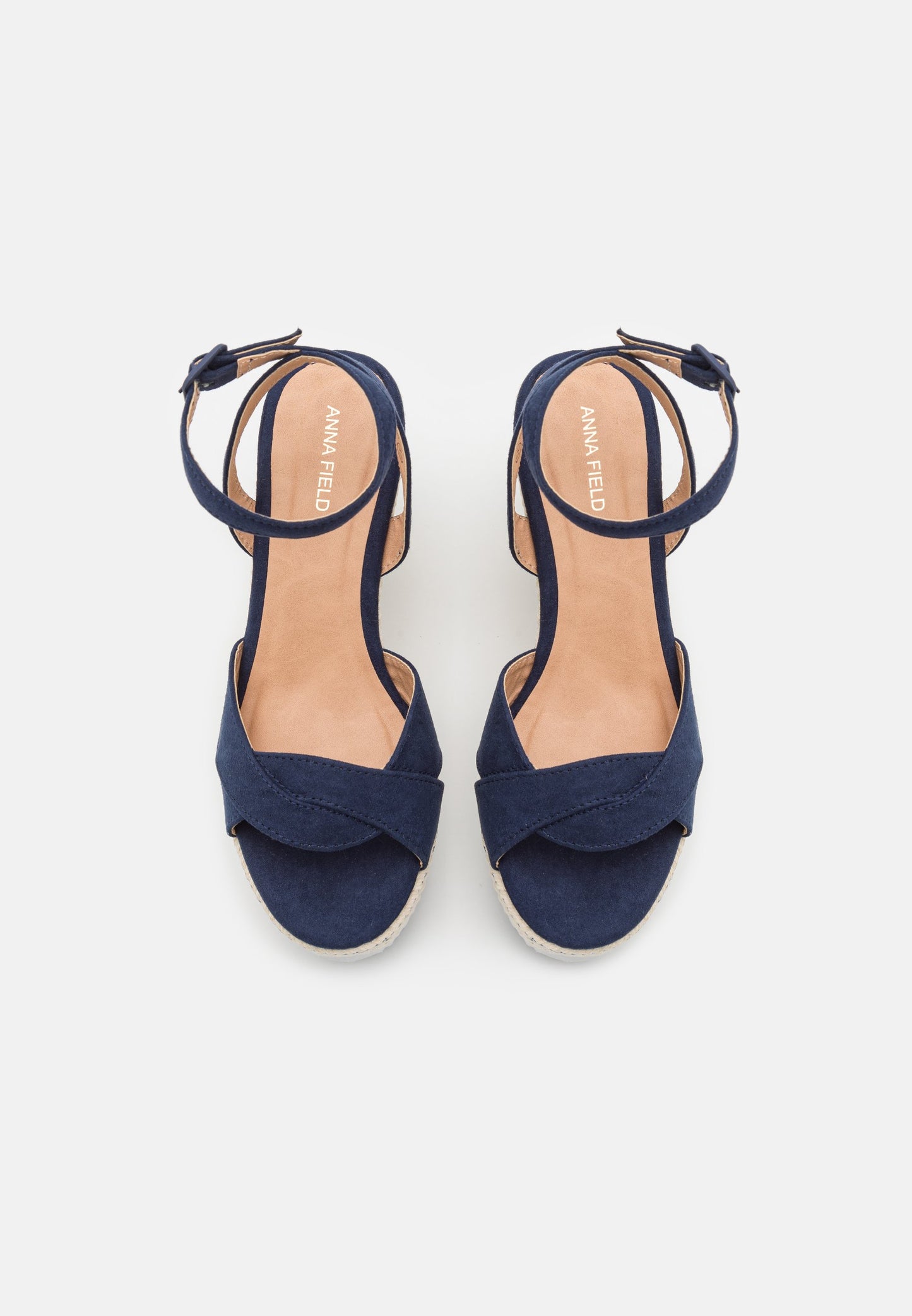 Anna Field Wedge Sandals - Dark Blue