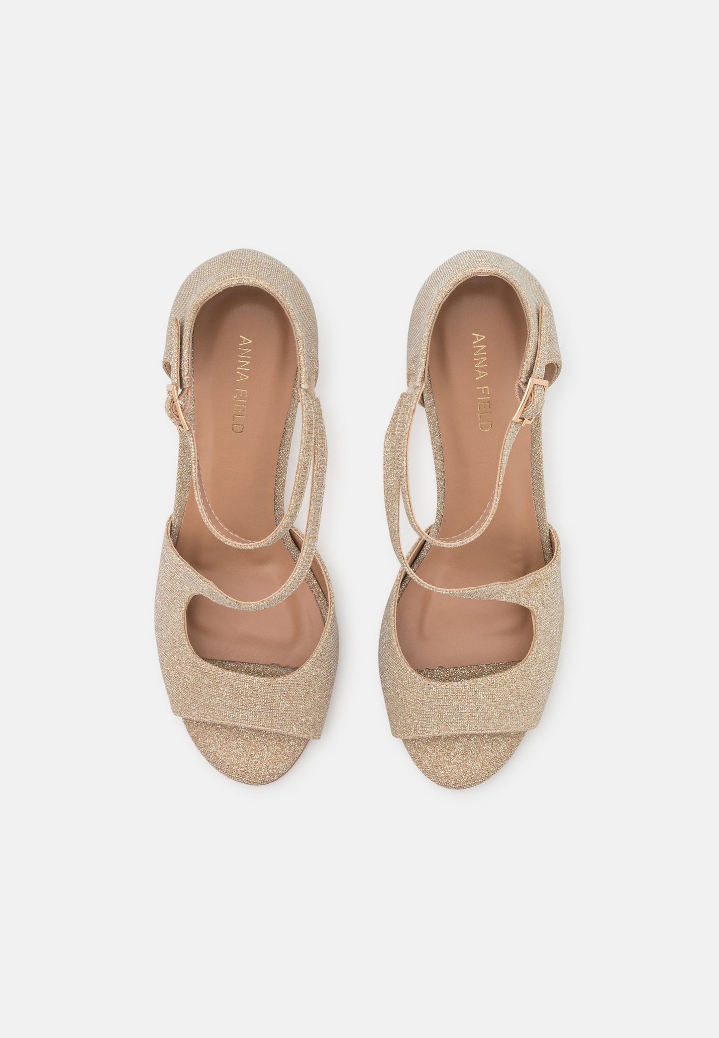 Anna Field High Heeled Sandals - Gold