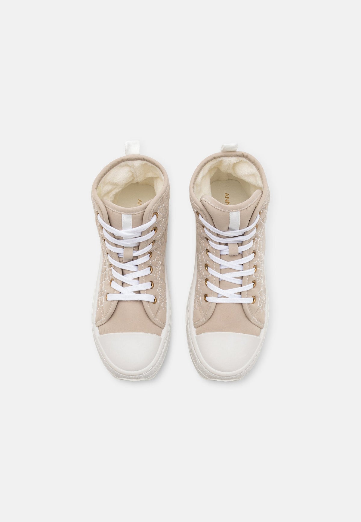 Anna Field High-Top Trainers - Beige