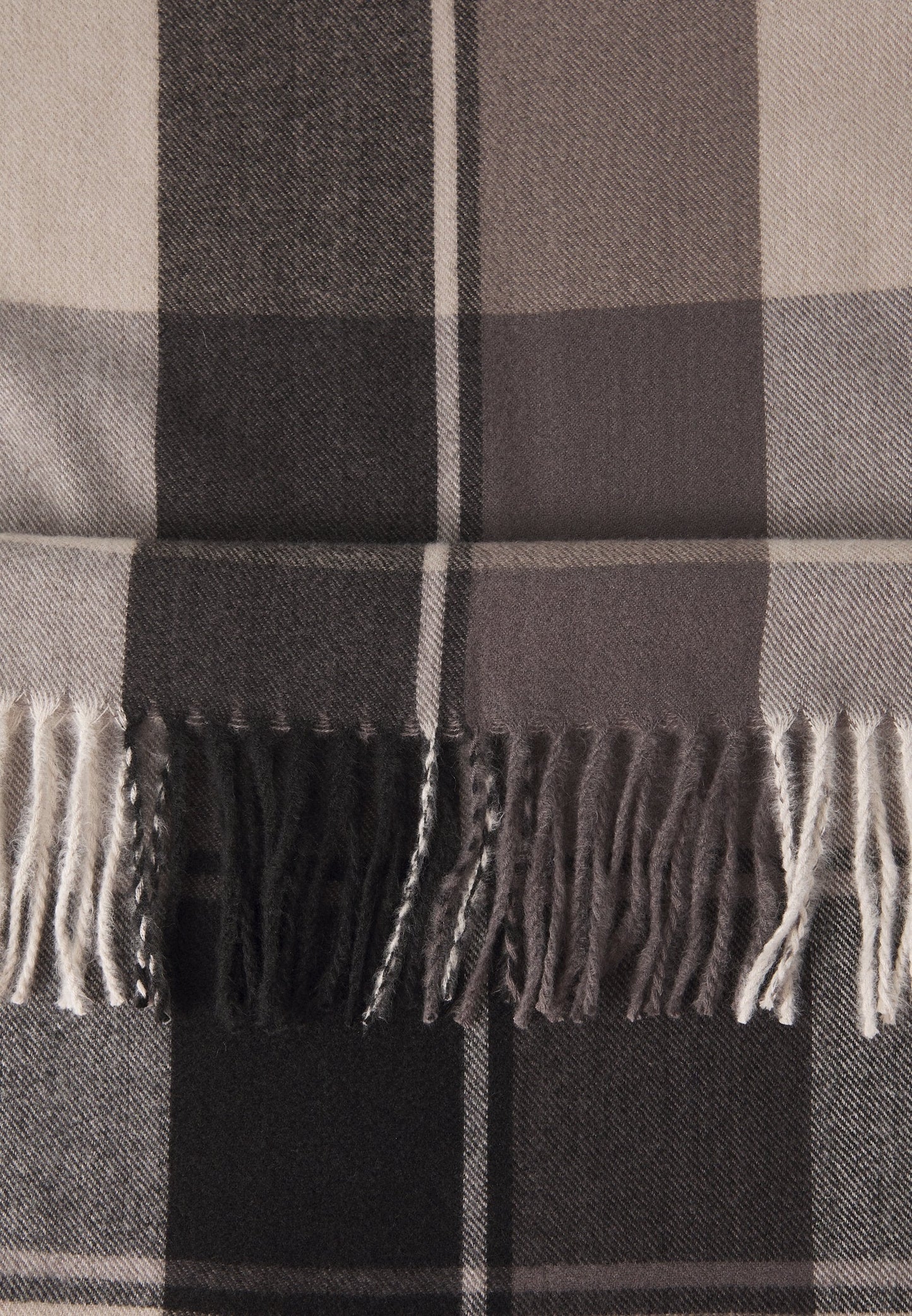 Anna Field Scarf - Black/grey