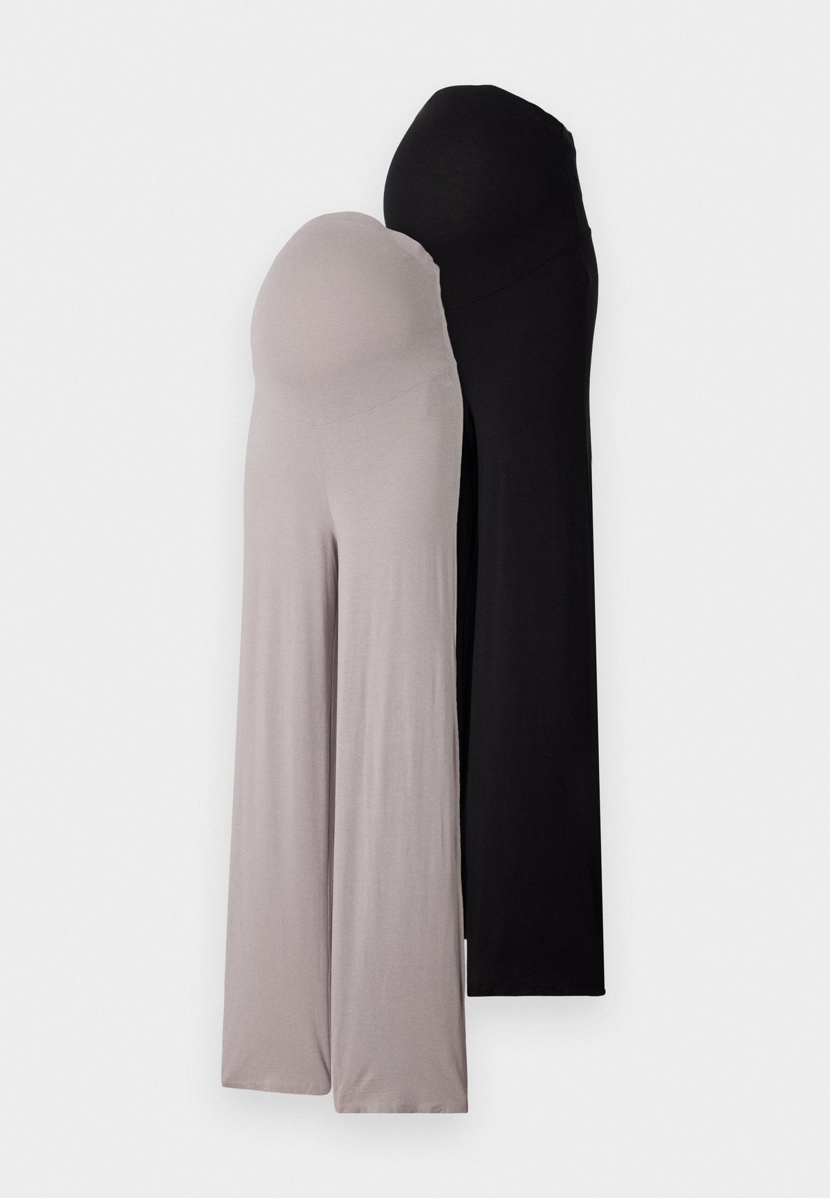 2 PACK - Tracksuit Bottoms - Black/mottled Beige