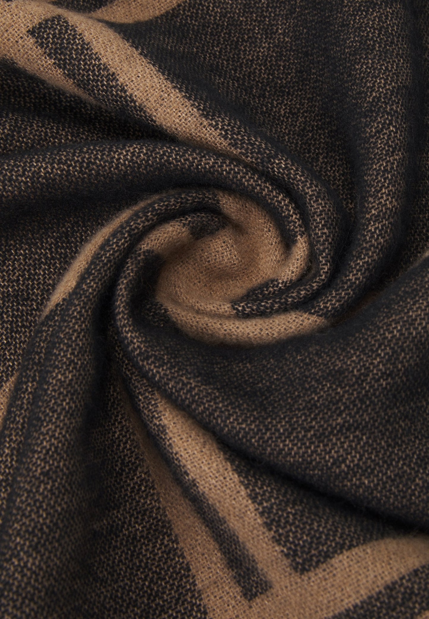 Anna Field Scarf - Camel/Black