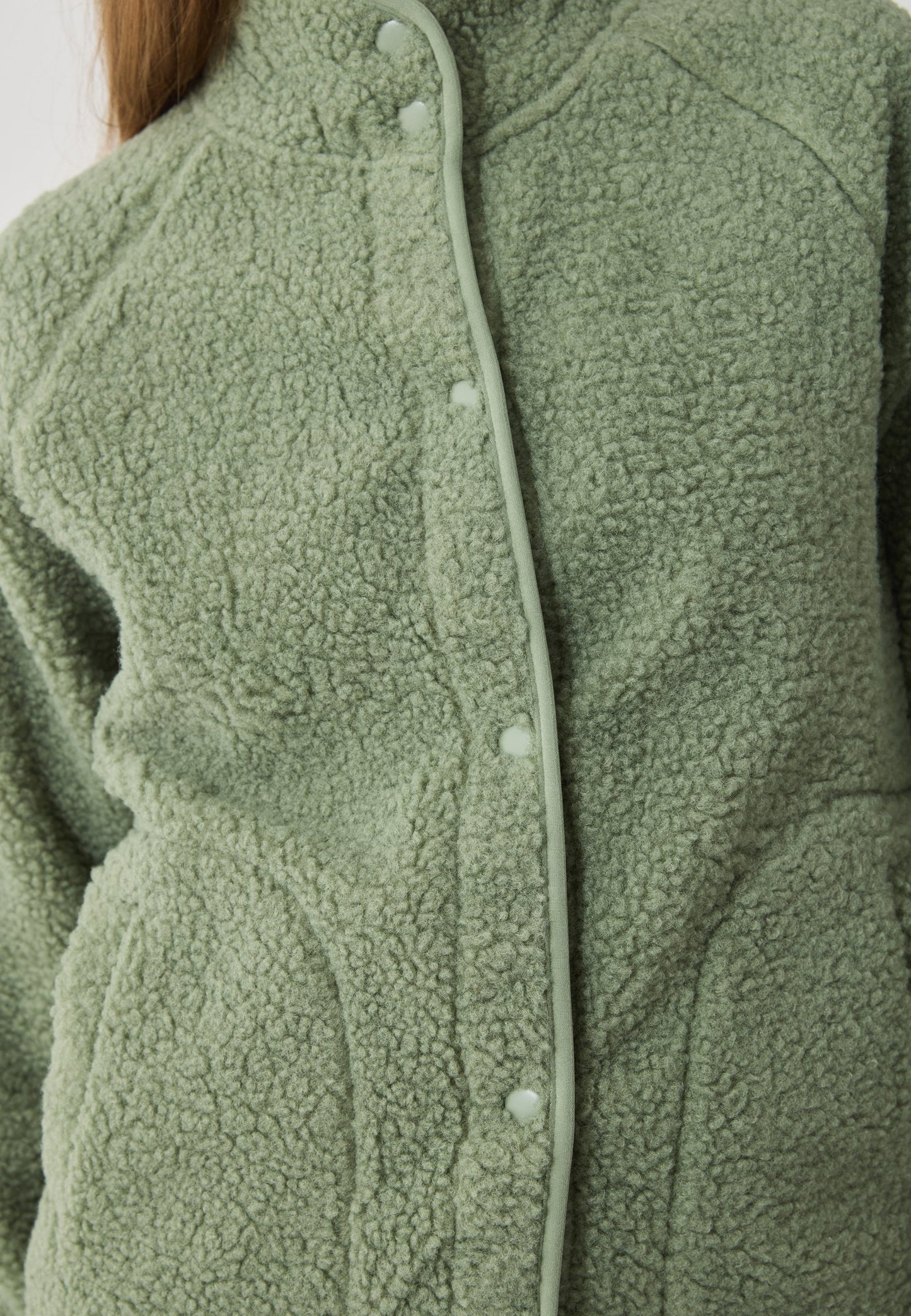 Anna Field Fleece Jacket - 17-6212 Tcx Sea Spray