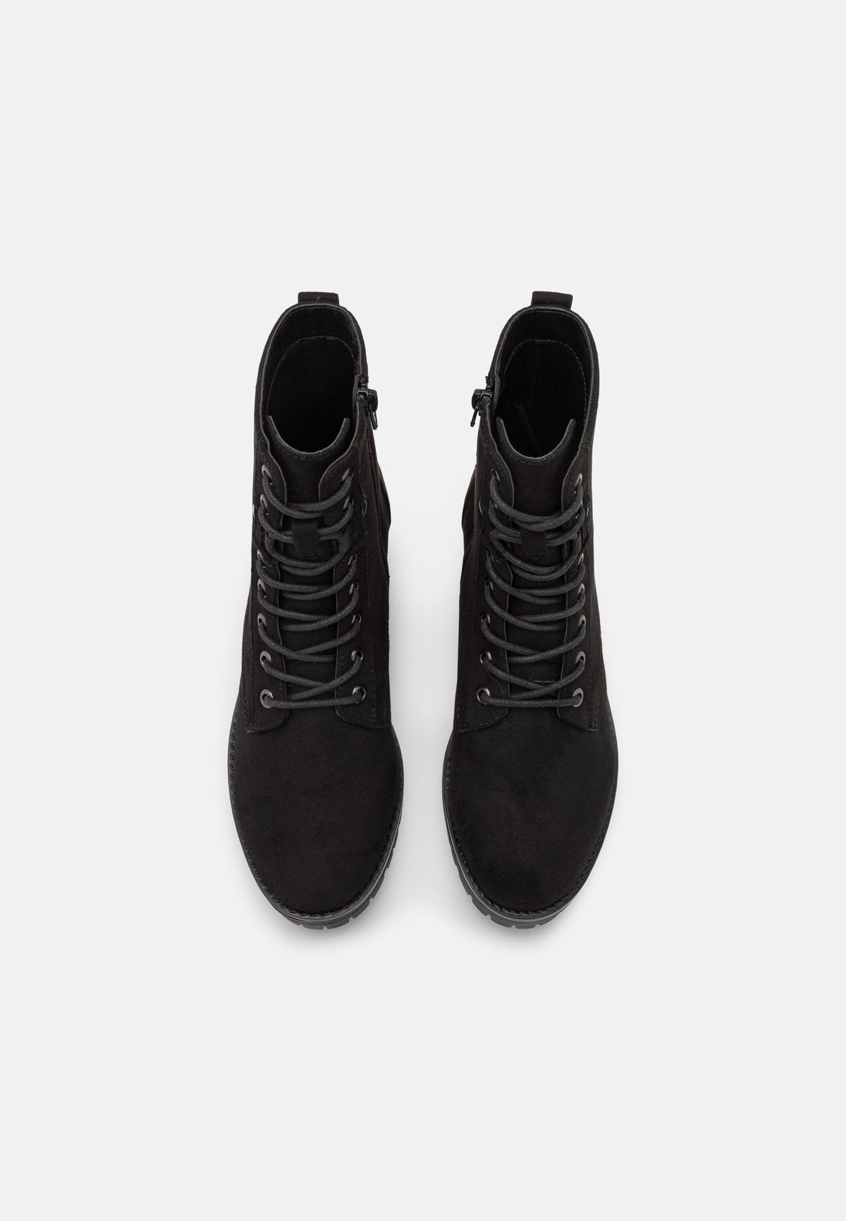 Anna Field Lace-Up Ankle Boots - Black