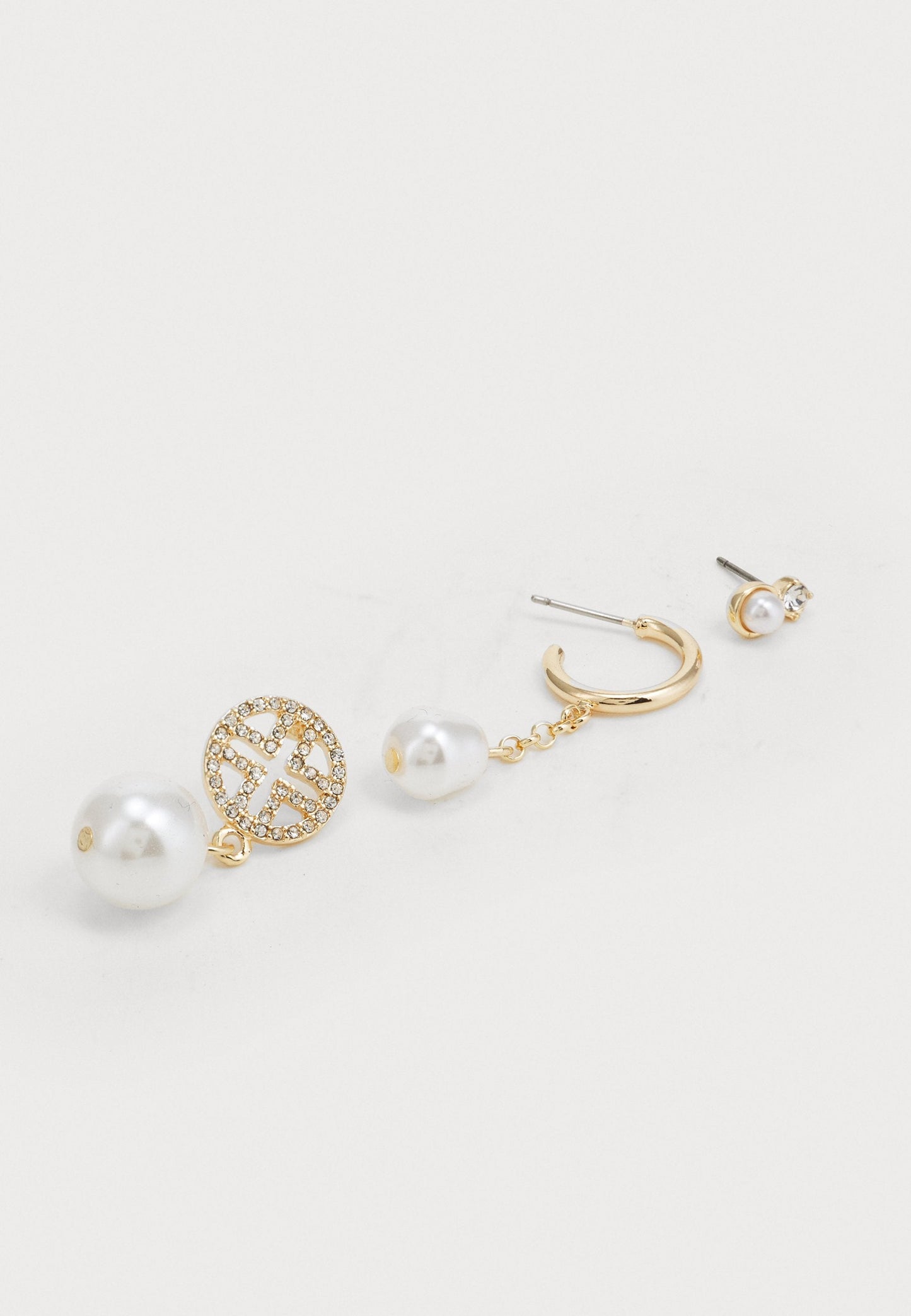 Anna Field 4 PACK - Earrings - Shiny Gold-coloured