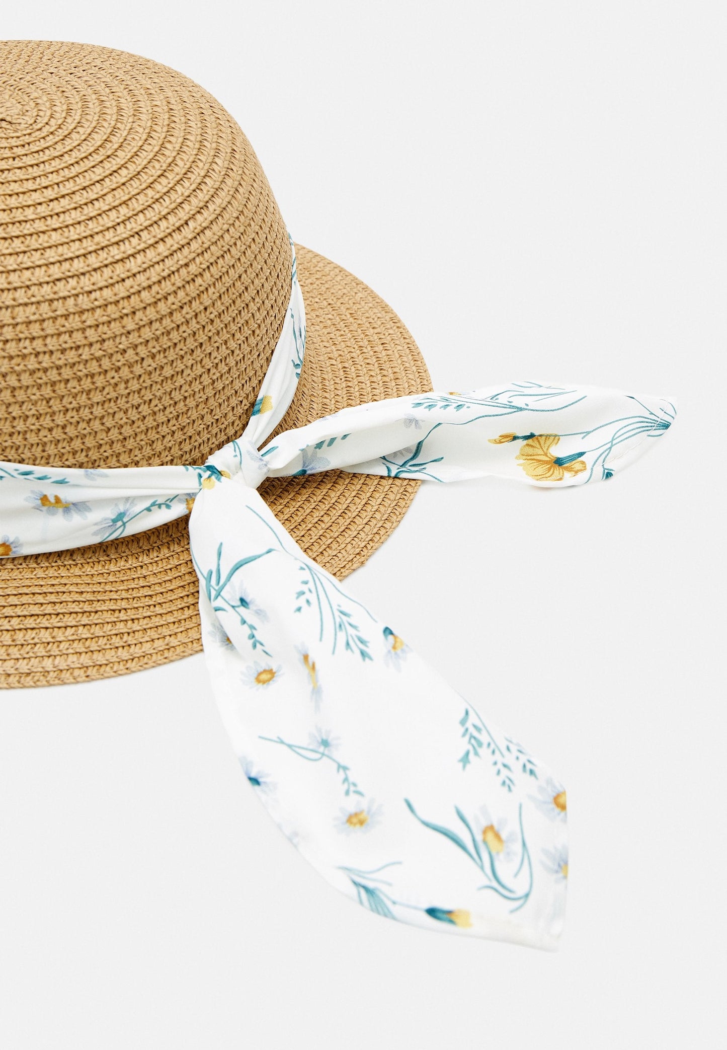 Anna Field Hat - Beige/White