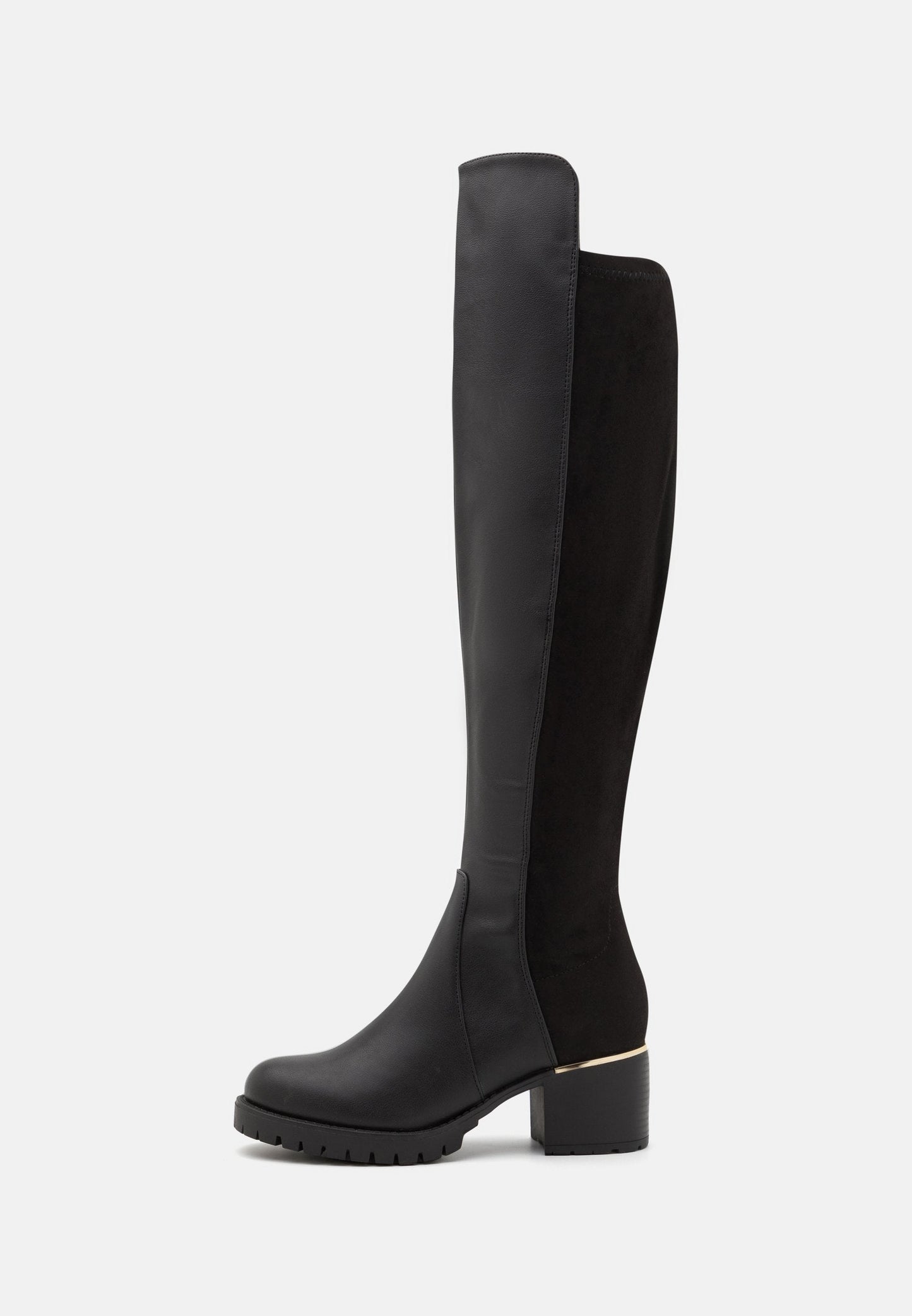 Over-the-knee Boots - Beige