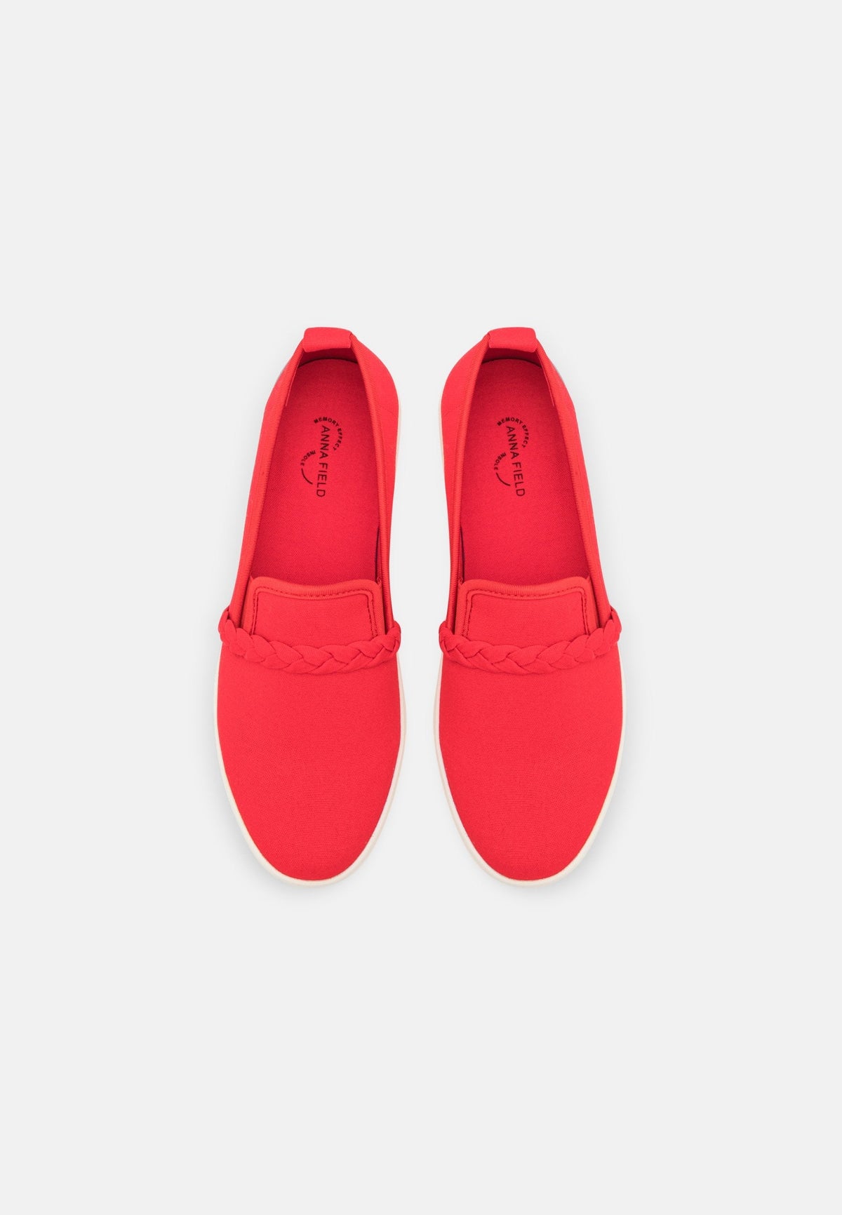 Anna Field Slip-Ons - Red