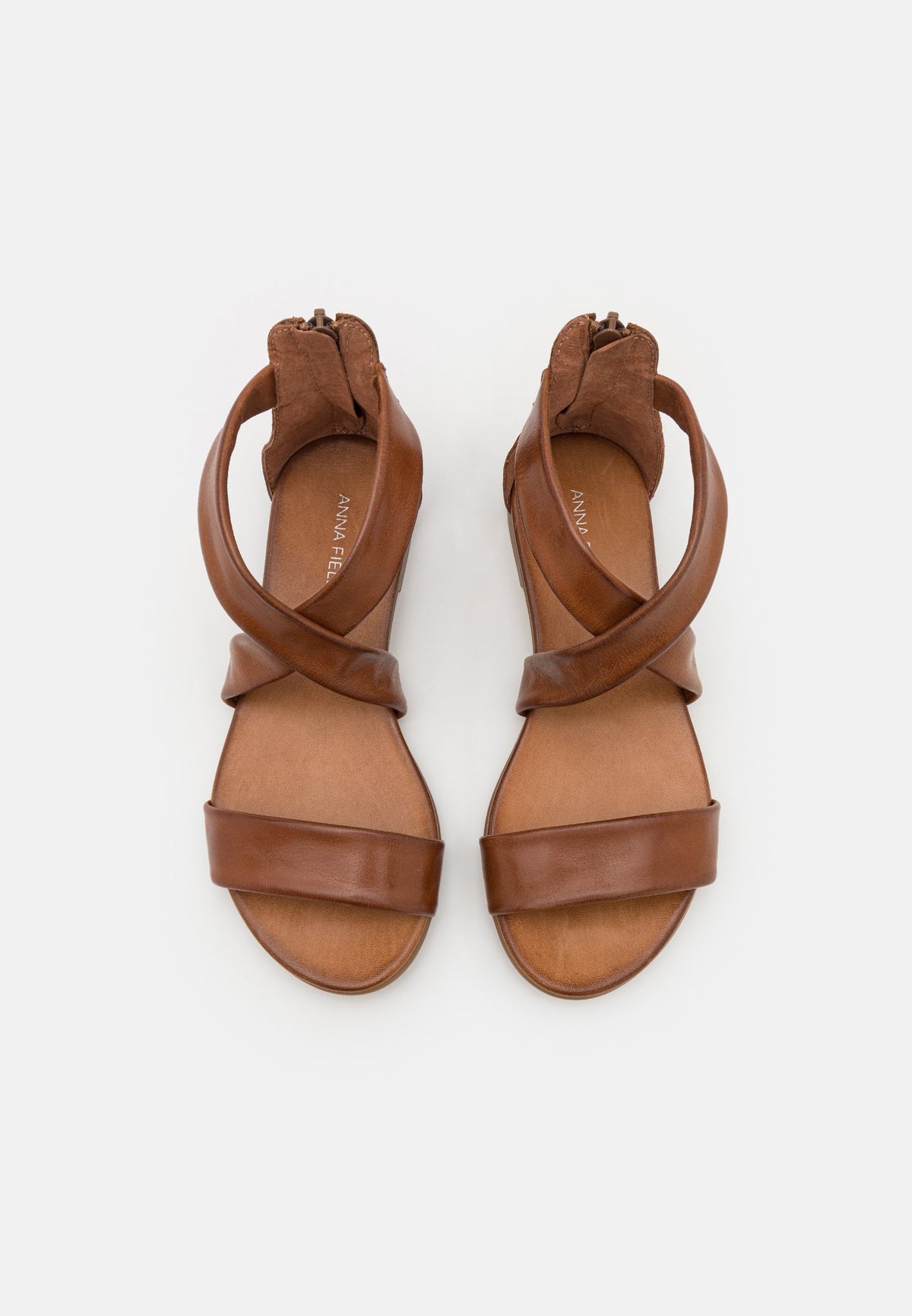 Anna Field Leather - Sandals - Cognac
