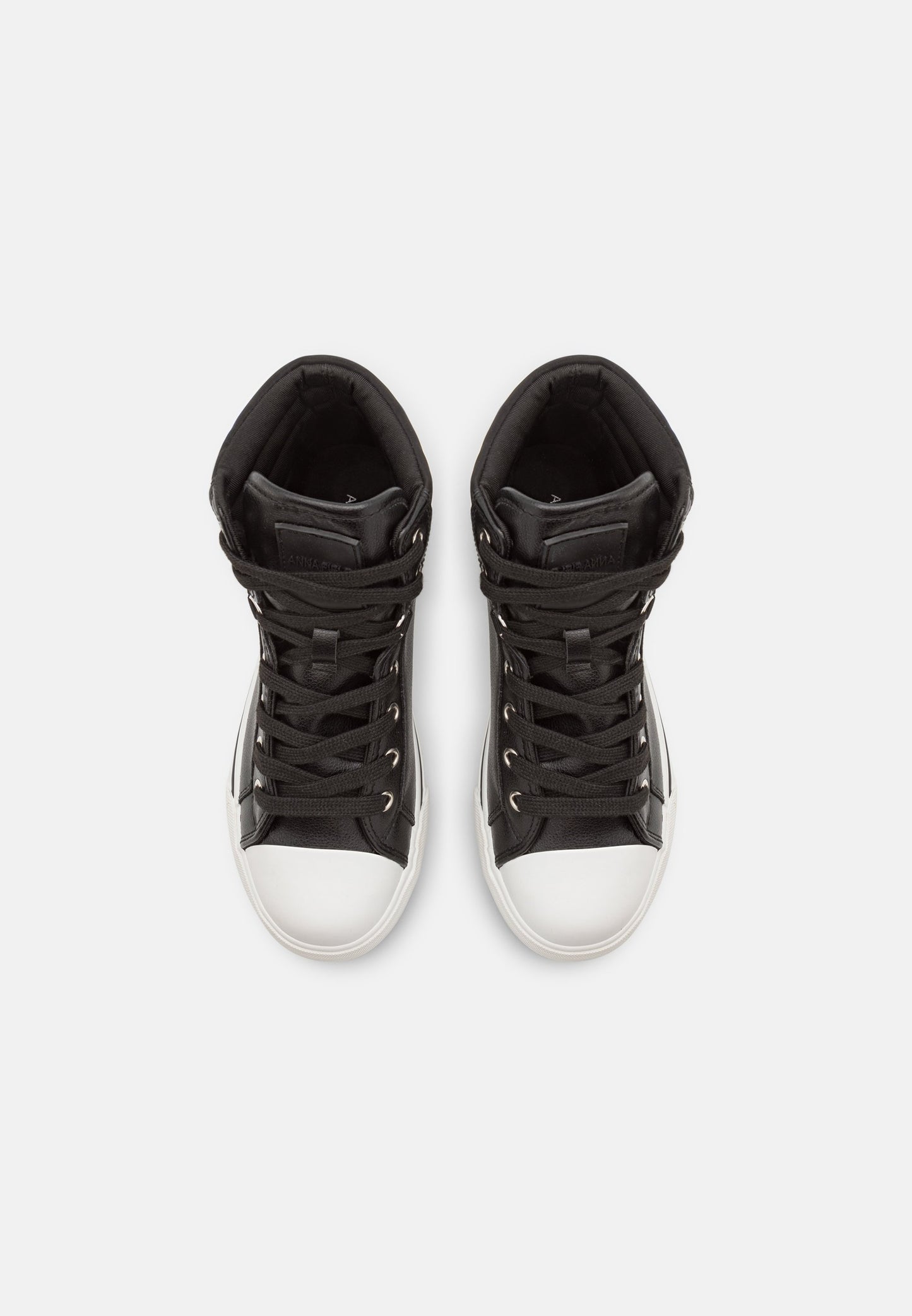 Anna Field High-Top Trainers - Black