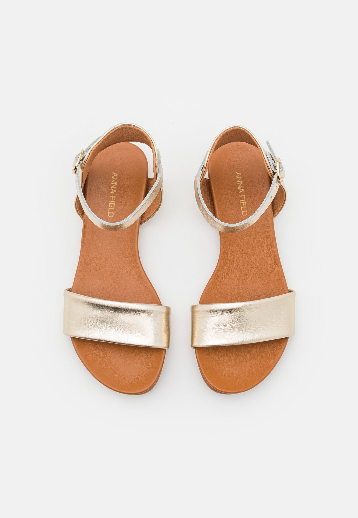 Anna Field Leather- Sandals - Gold