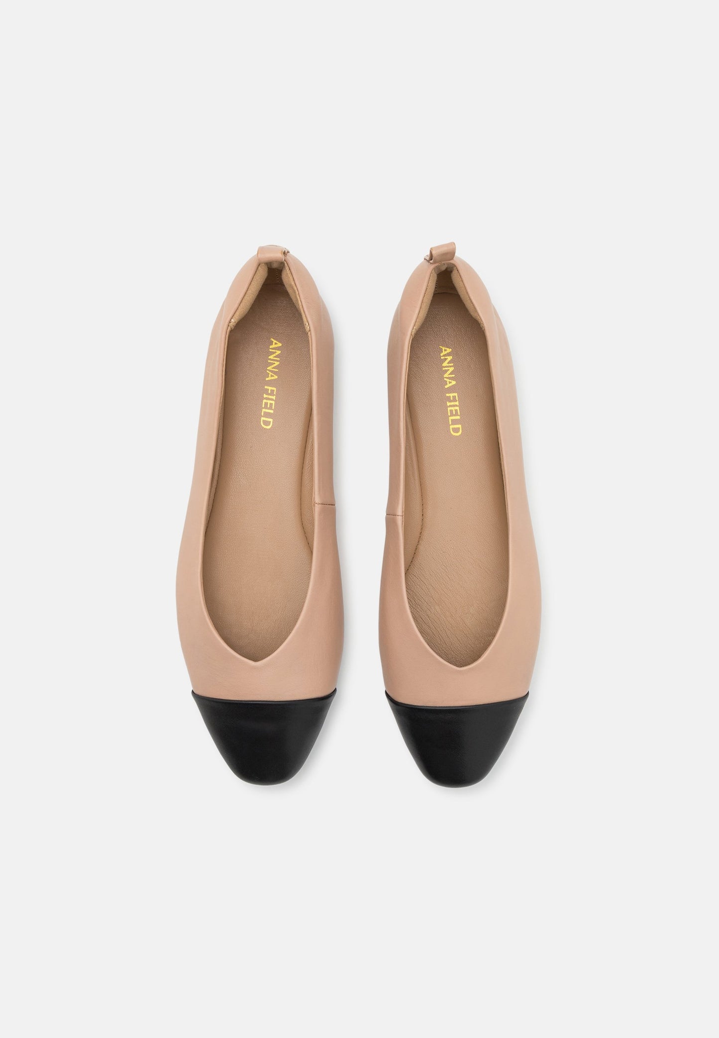 Anna Field LEATHER - Ballet Pumps - Beige