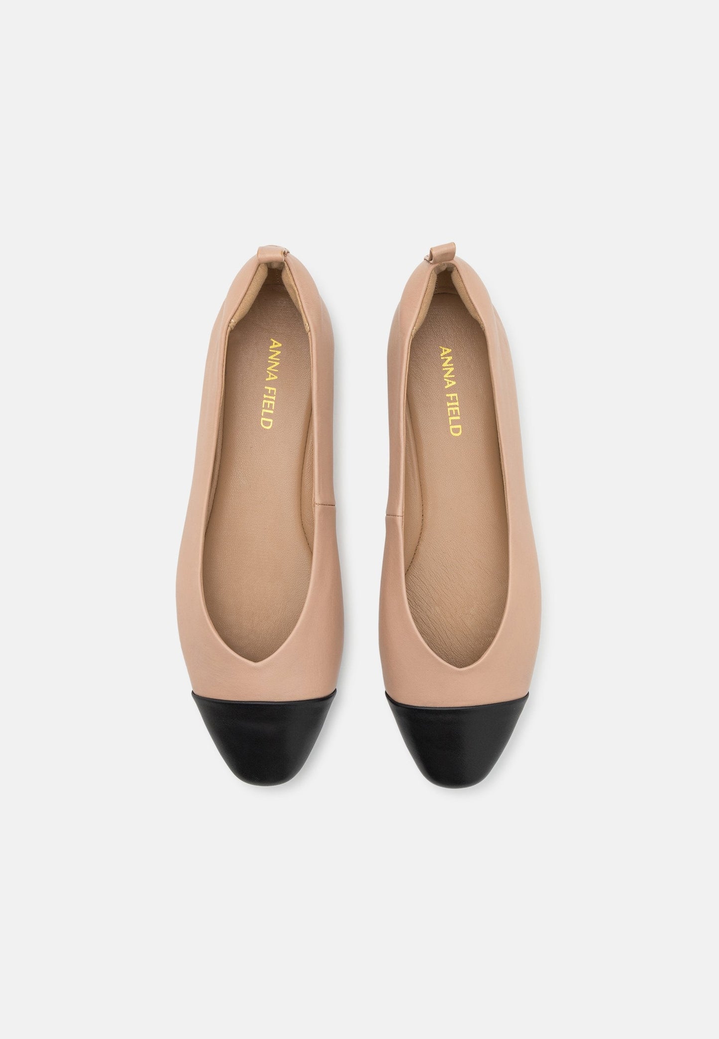 Anna Field LEATHER - Ballet Pumps - Beige