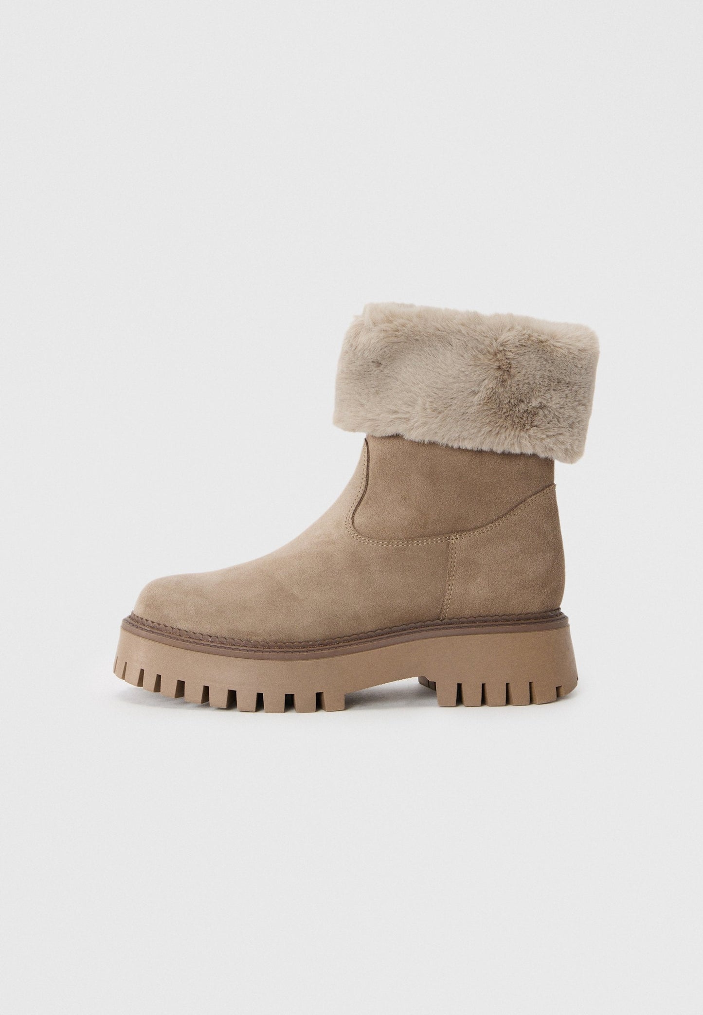 Anna Field LEATHER - Winter Boots - Dark Brown