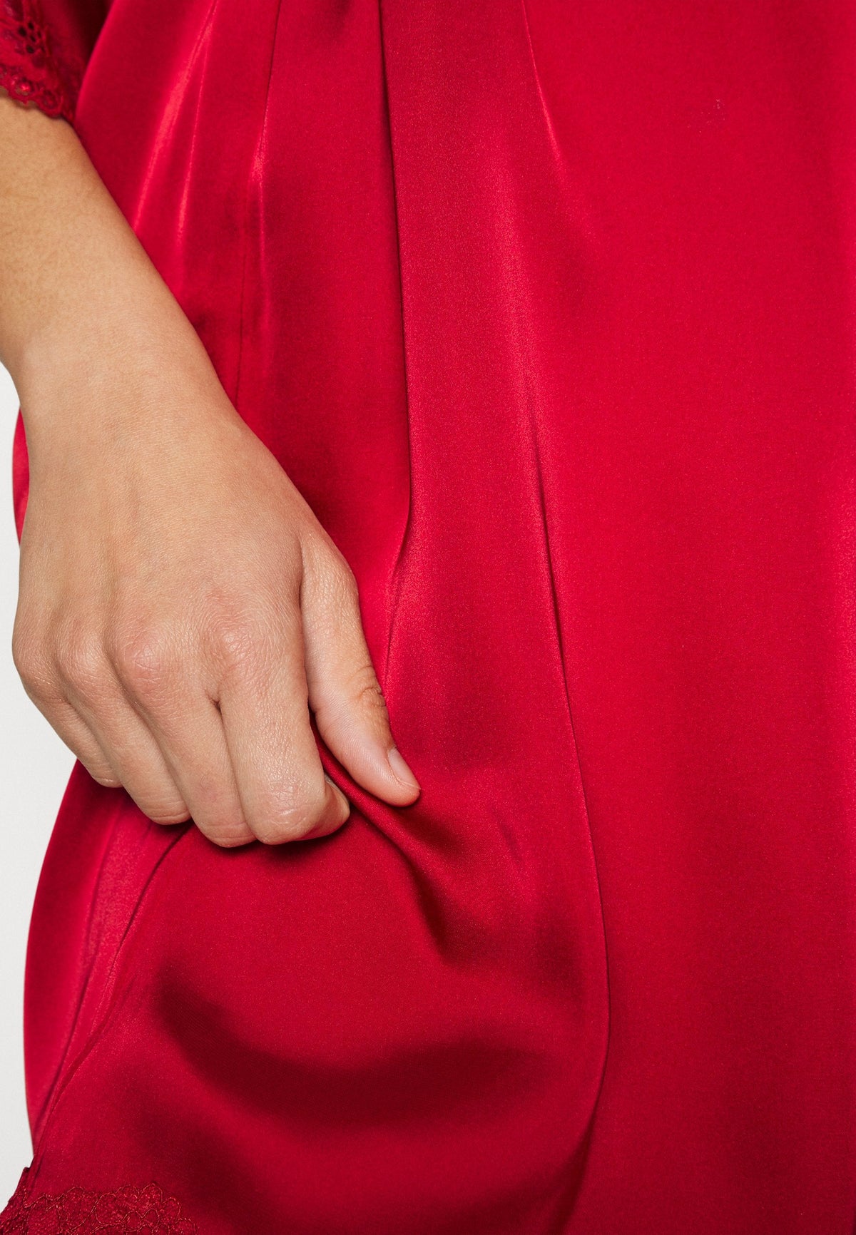Anna Field Dressing Gown - Red