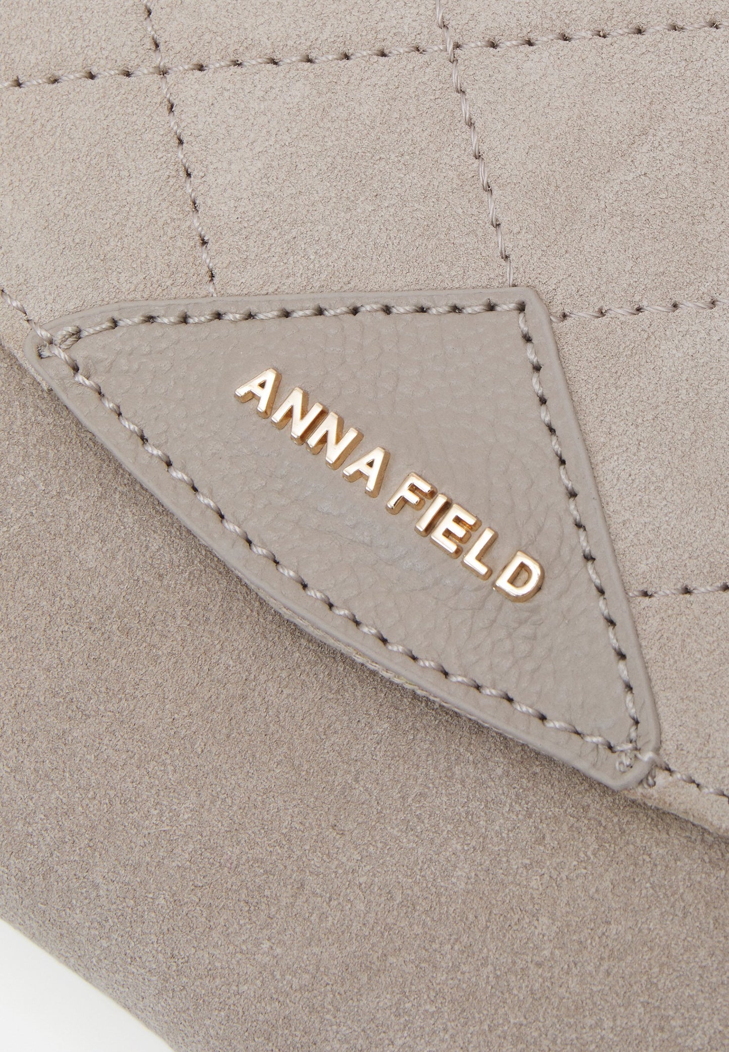 Anna Field Leather - Clutch - Taupe