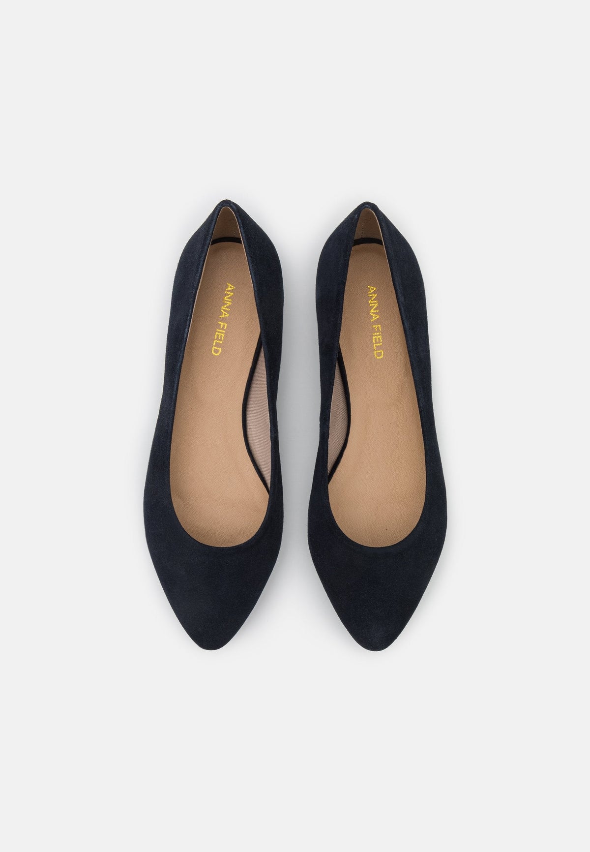 Anna Field Leather - Ballet Pumps - Dark Blue