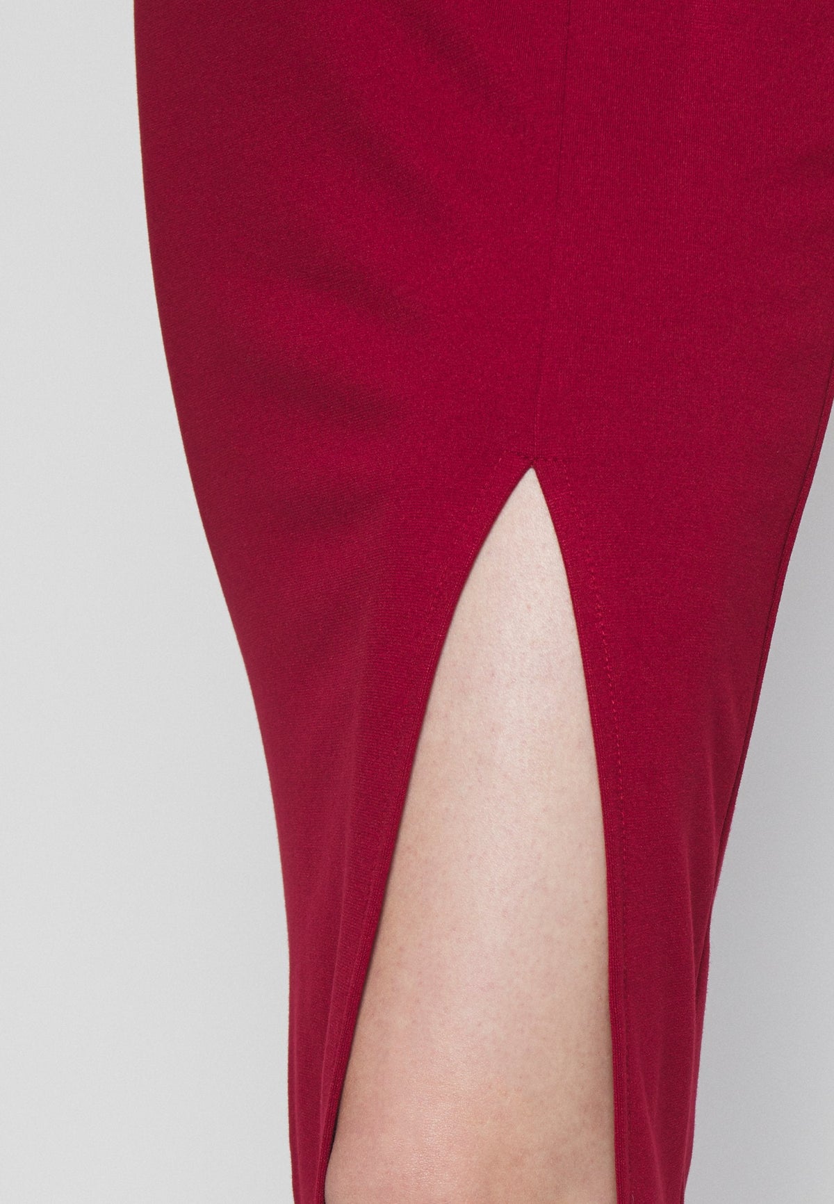 Anna Field Pencil Skirt - Dark Red