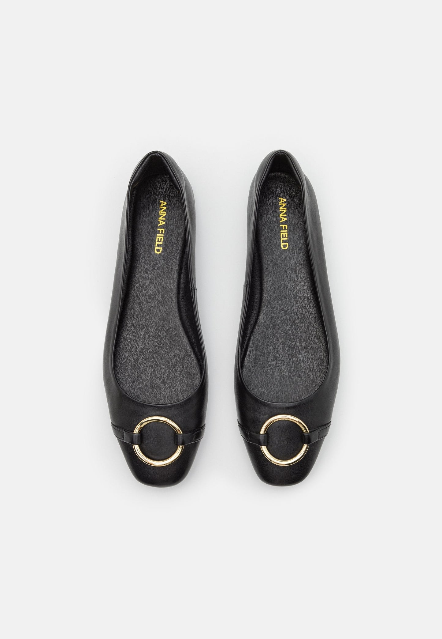 Anna Field Leather - Ballet Pumps - Black