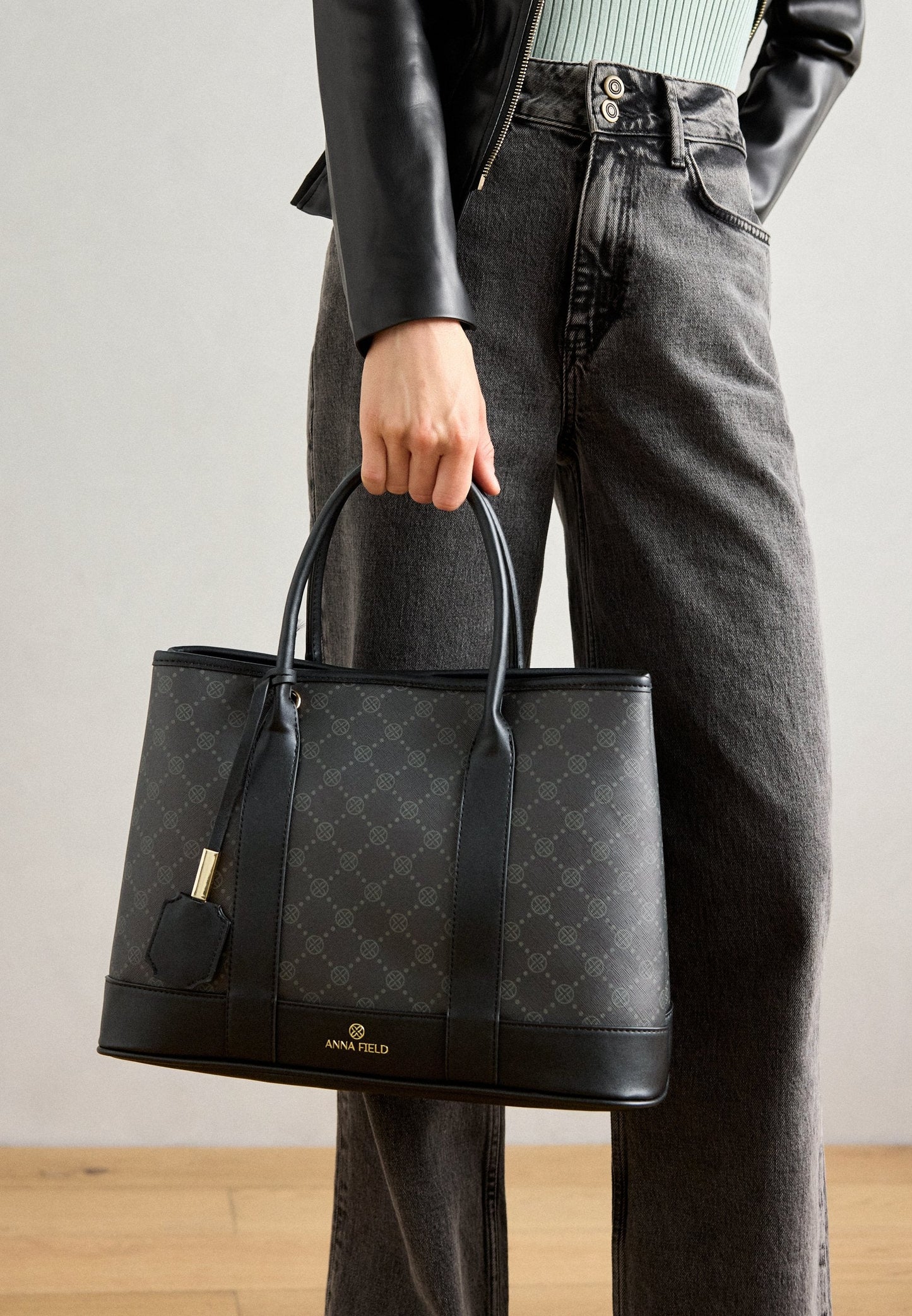 Anna Field Handbag - Braun/beige
