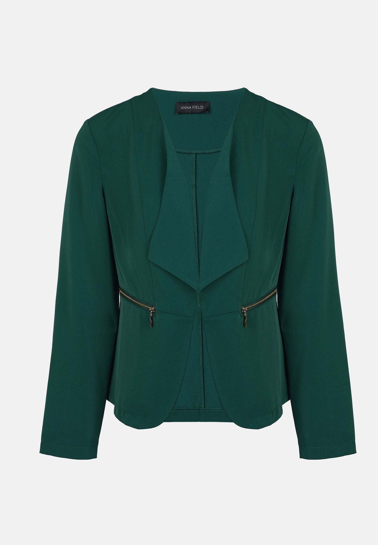 Anna Field Blazer - Burgandy