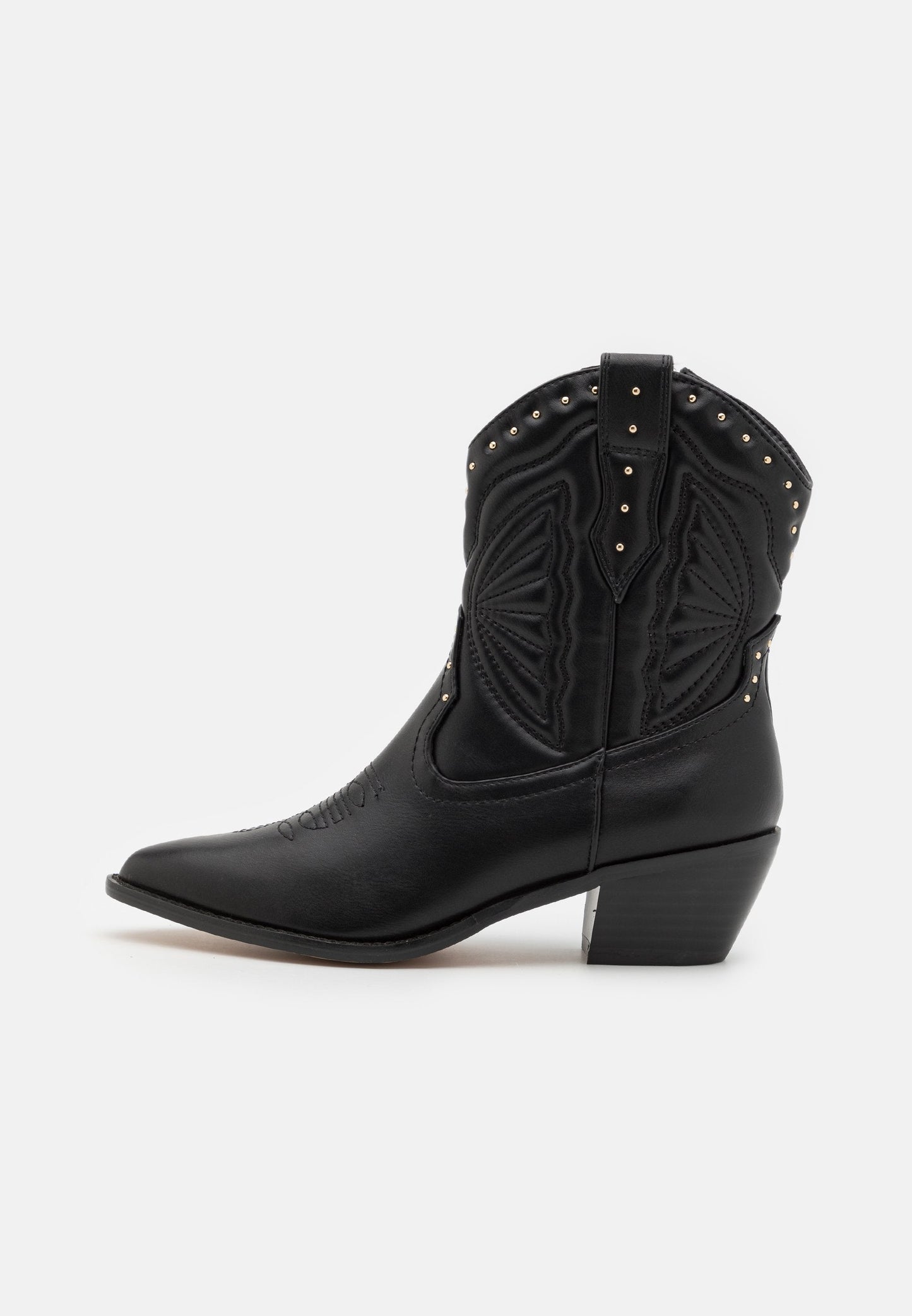 Anna Field Cowboy/biker Ankle Boot - Cognac