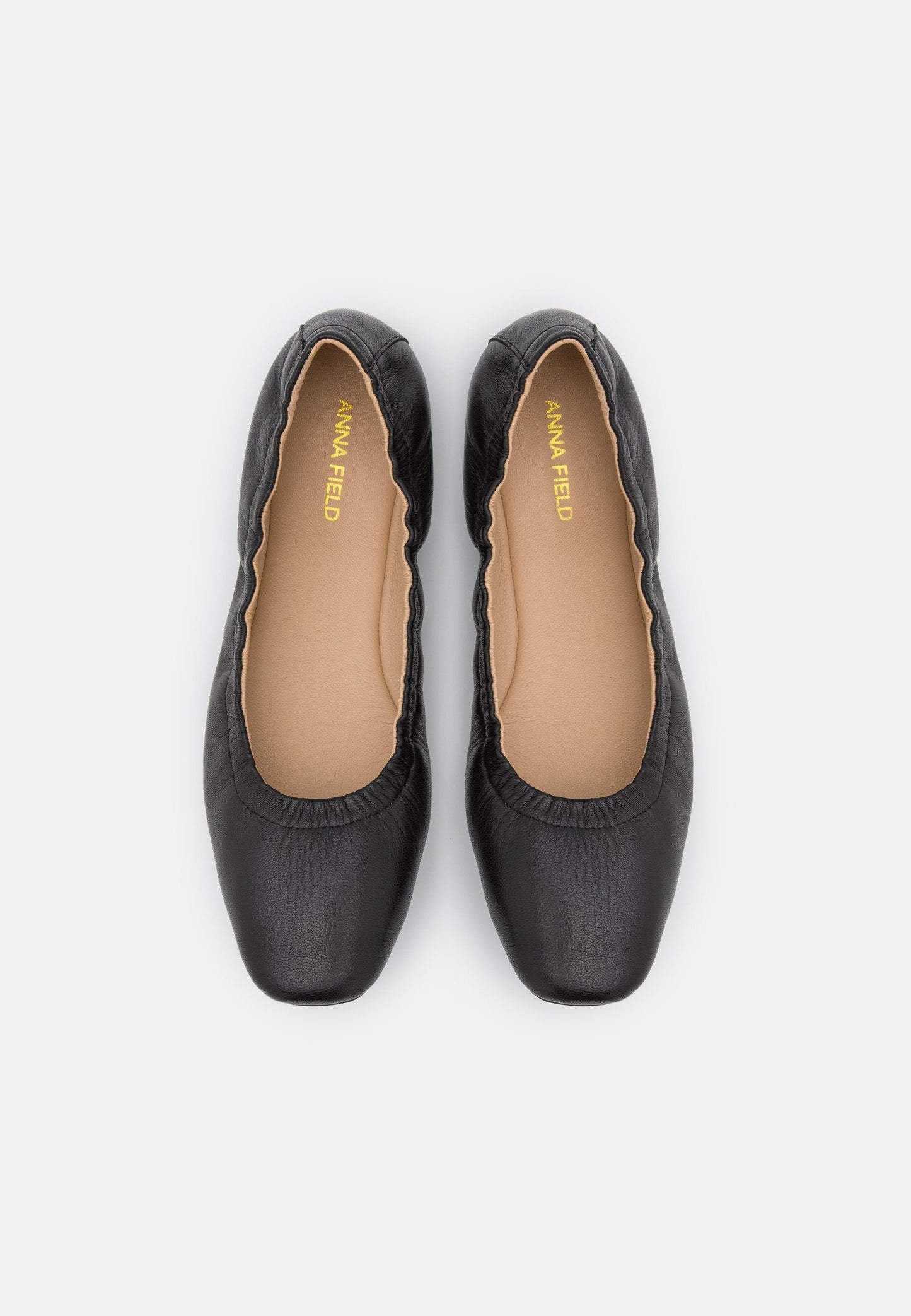 Anna Field Leather Comfort- Ballet Pumps - Black