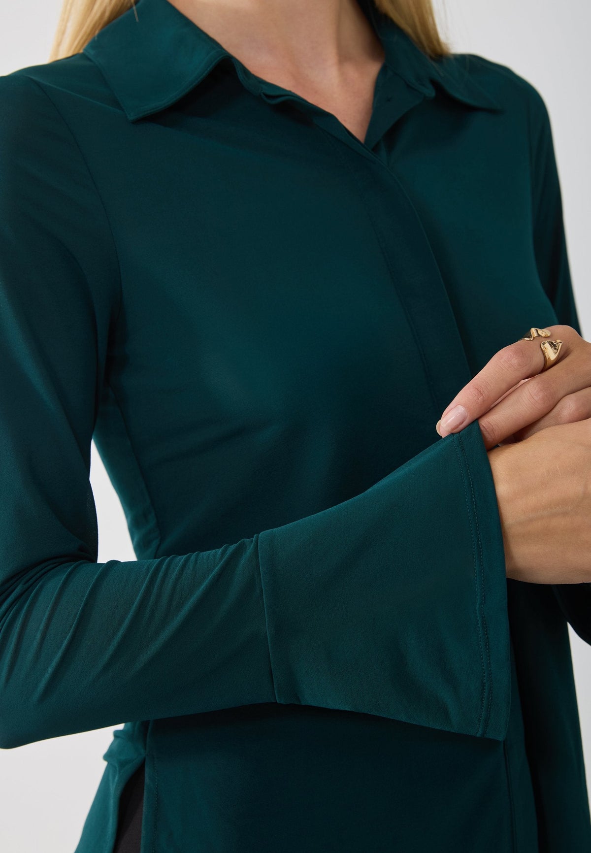 Anna Field Button-down Blouse - Ponderosa Pine