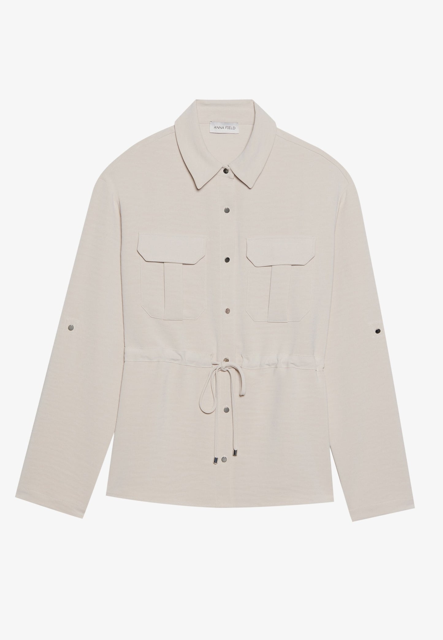 Anna Field Button-down Blouse - Olive