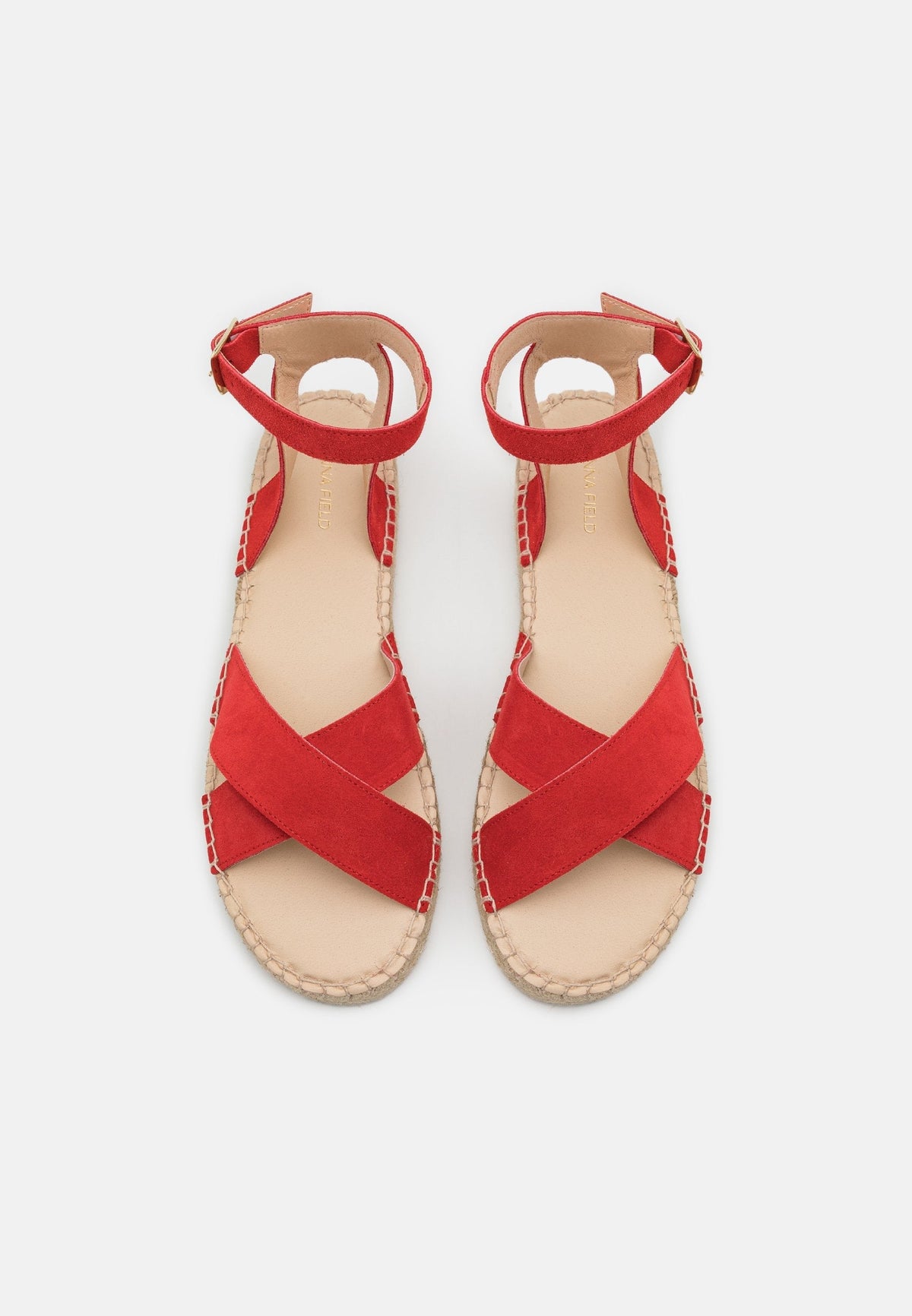 Anna Field Leather - Platform Sandals - Red