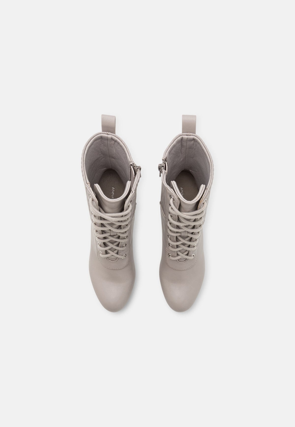 Anna Field High Heeled Ankle Boots - Grey