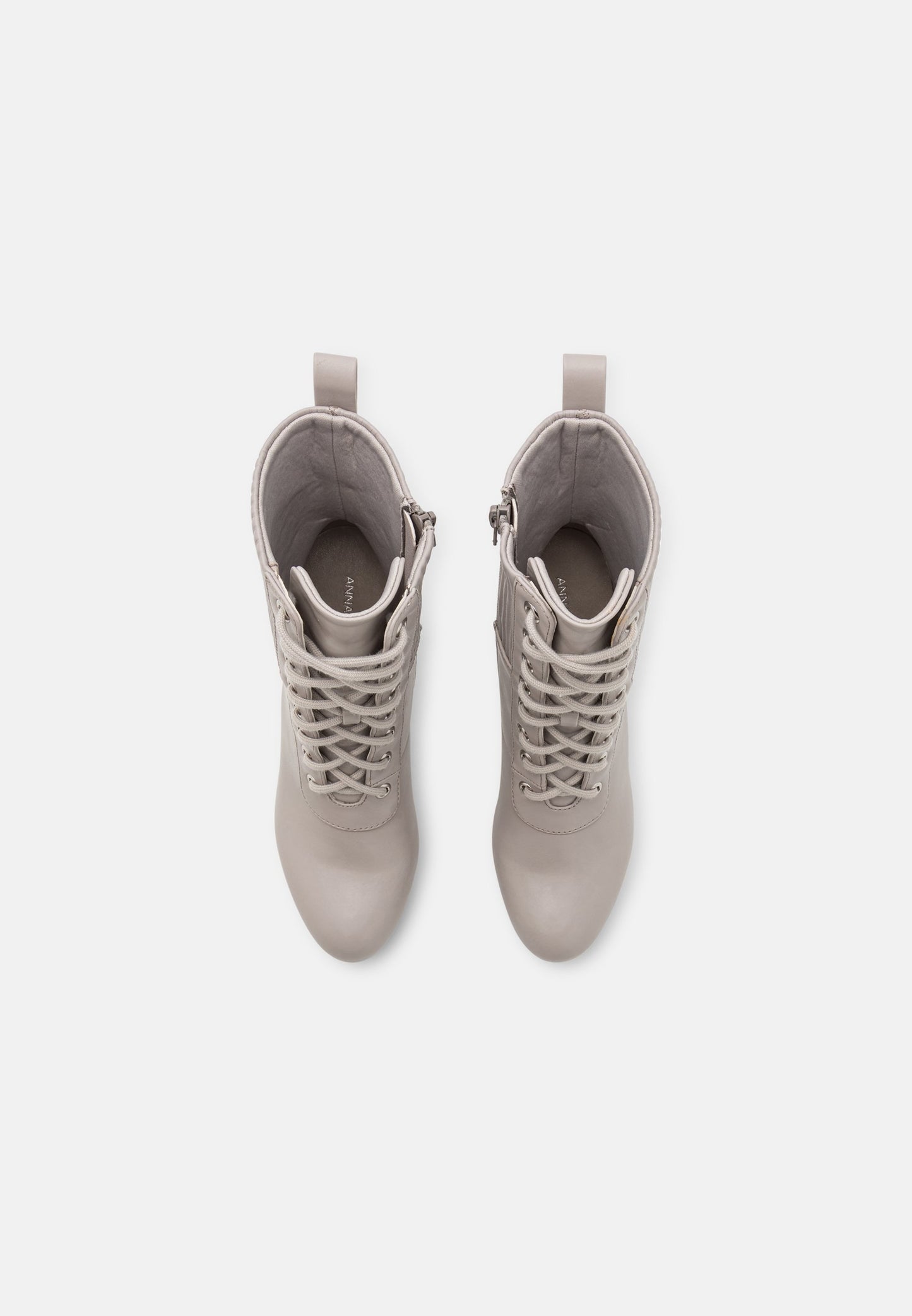 Anna Field High Heeled Ankle Boots - Grey