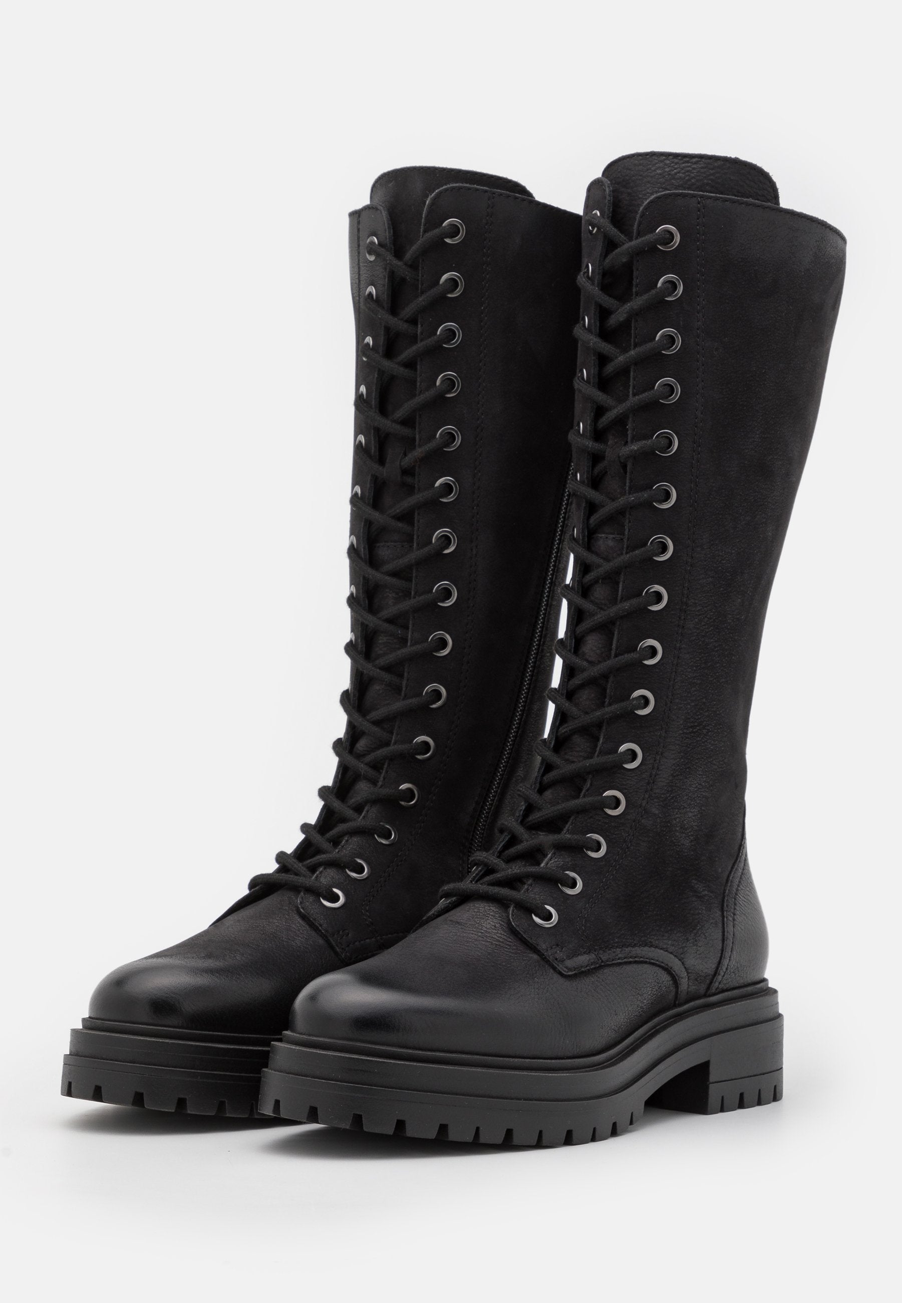 Anna Field Leather - Lace-Up Boots - Black