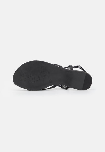 Anna Field Leather- T-Bar Sandals - Black