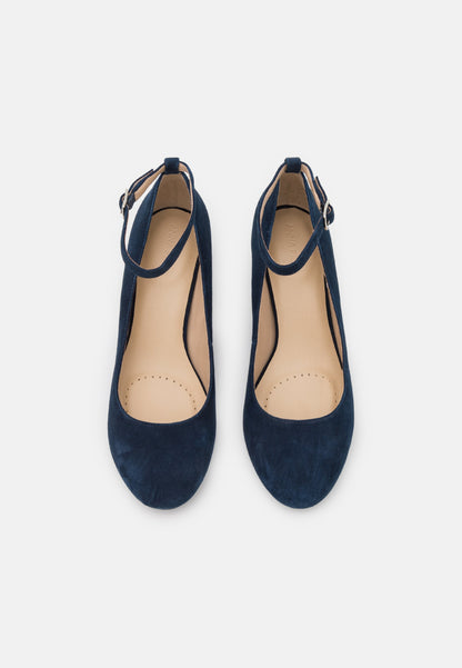 Anna Field Leather- Classic Heels - Dark Blue