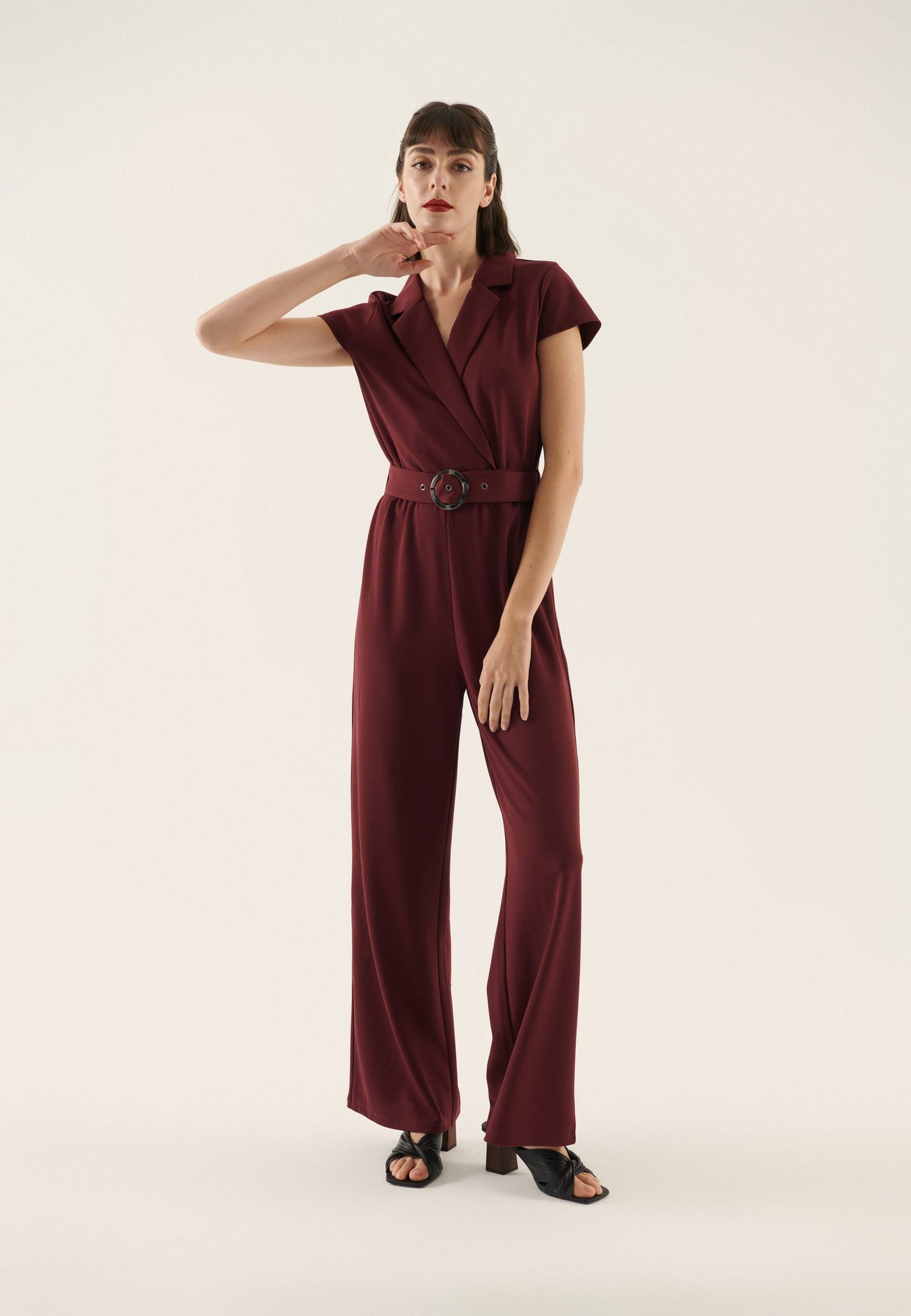 Anna Field Jumpsuit - Bordeaux