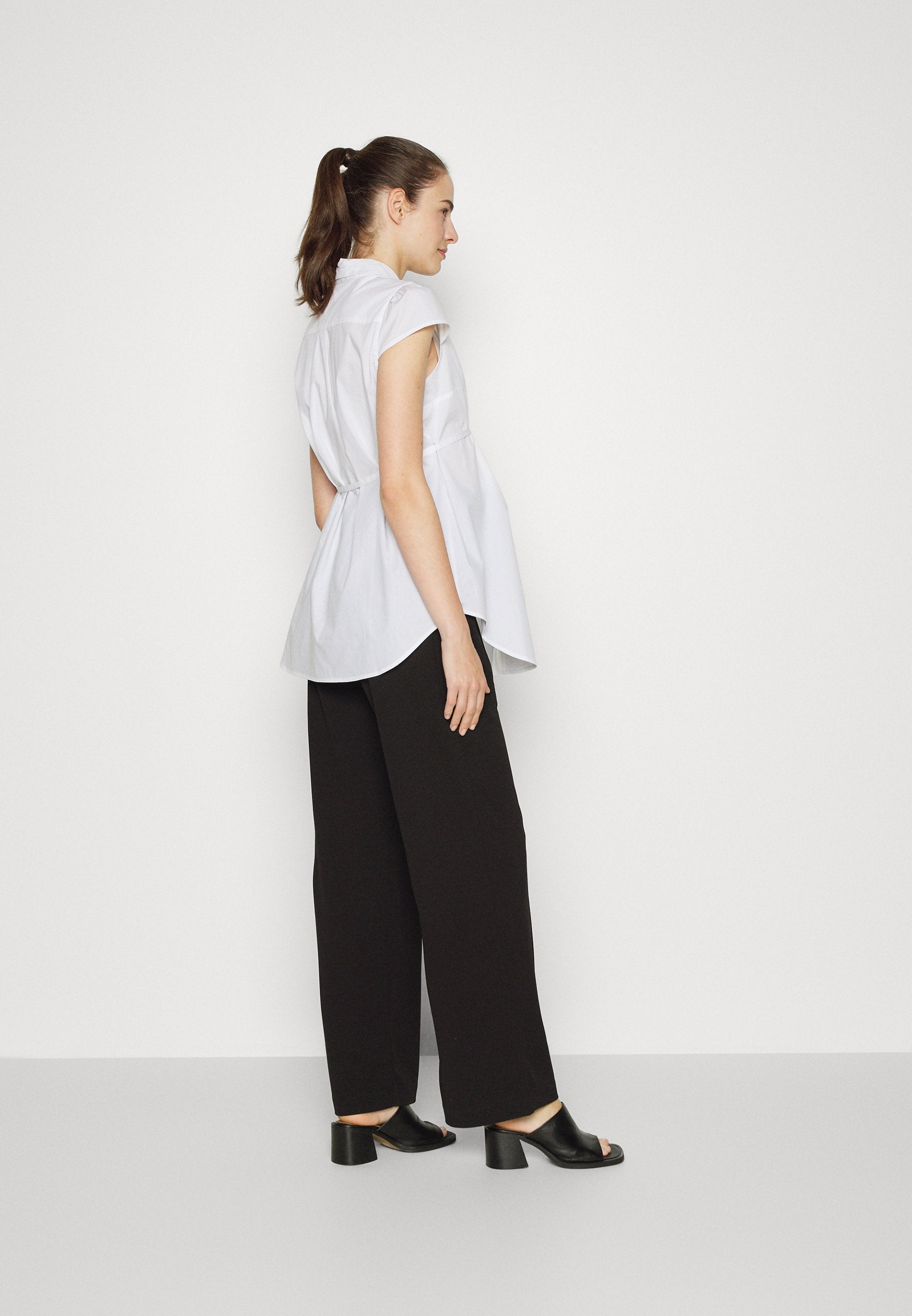  Button-Down Blouse - White