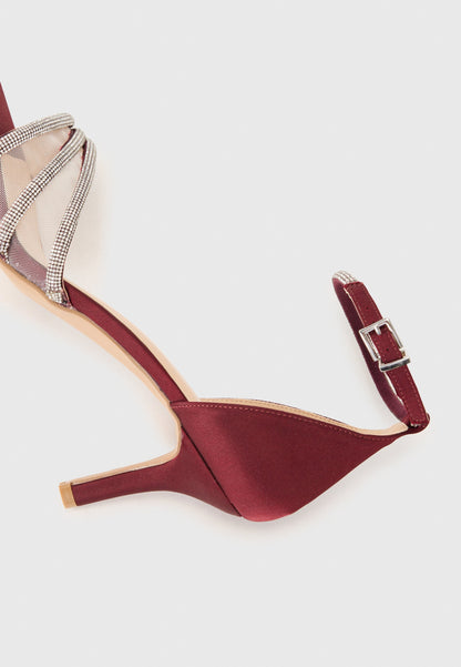 Anna Field Ankle Cuff Sandals - Bordeaux