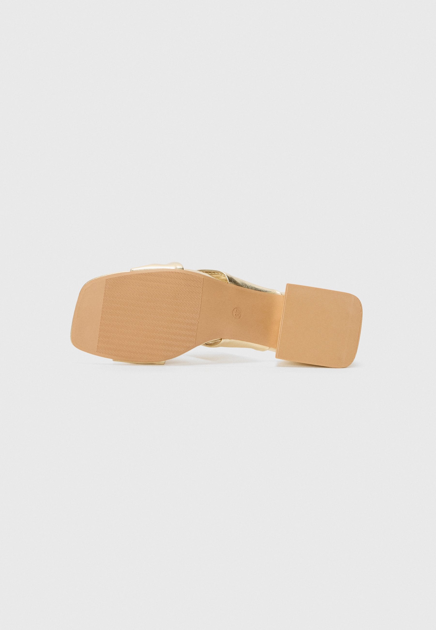  Heeled Mules - Gold-coloured