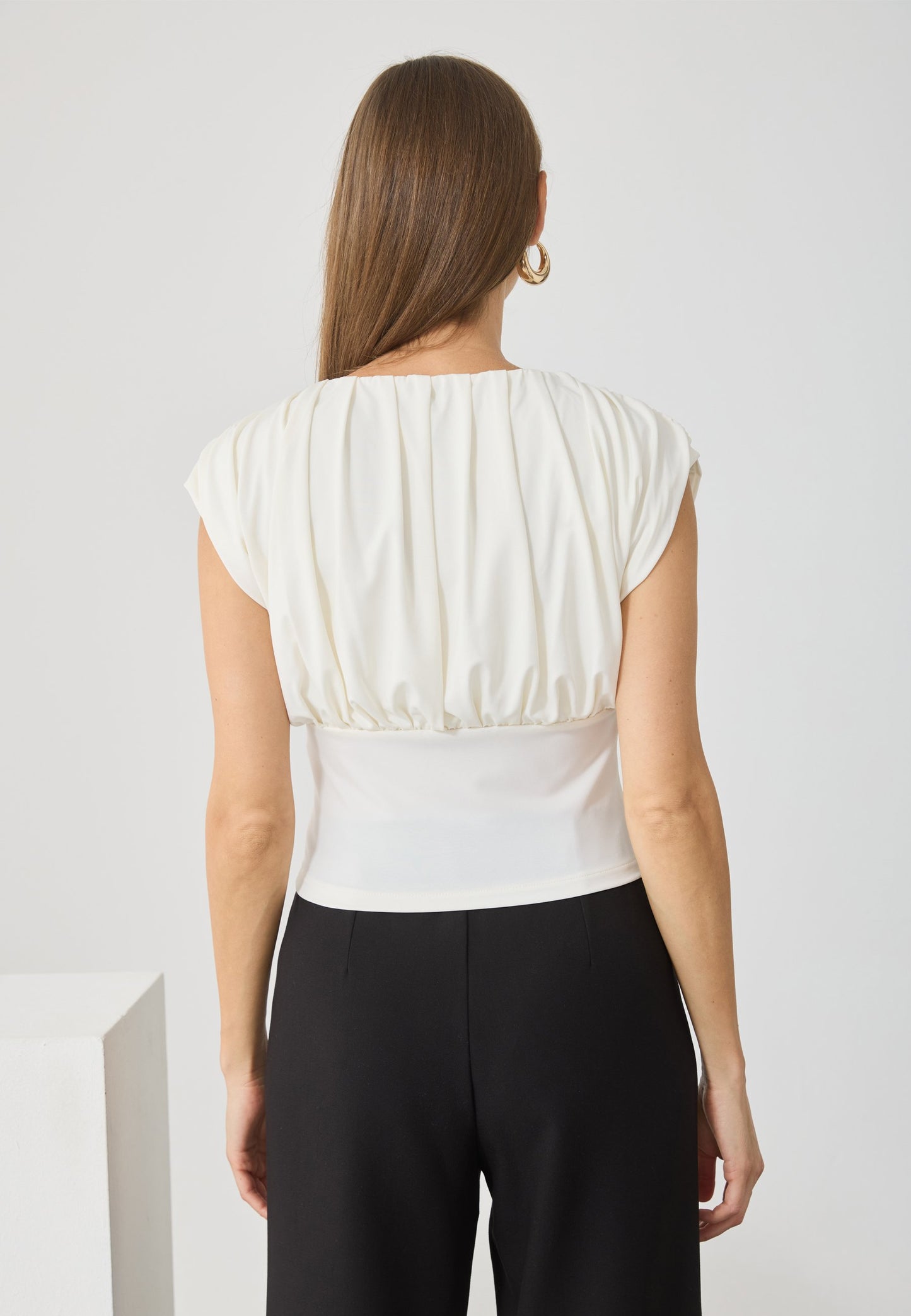 Anna Field Basic T-shirt - Egret