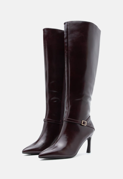 Anna Field Boots - Burgundy