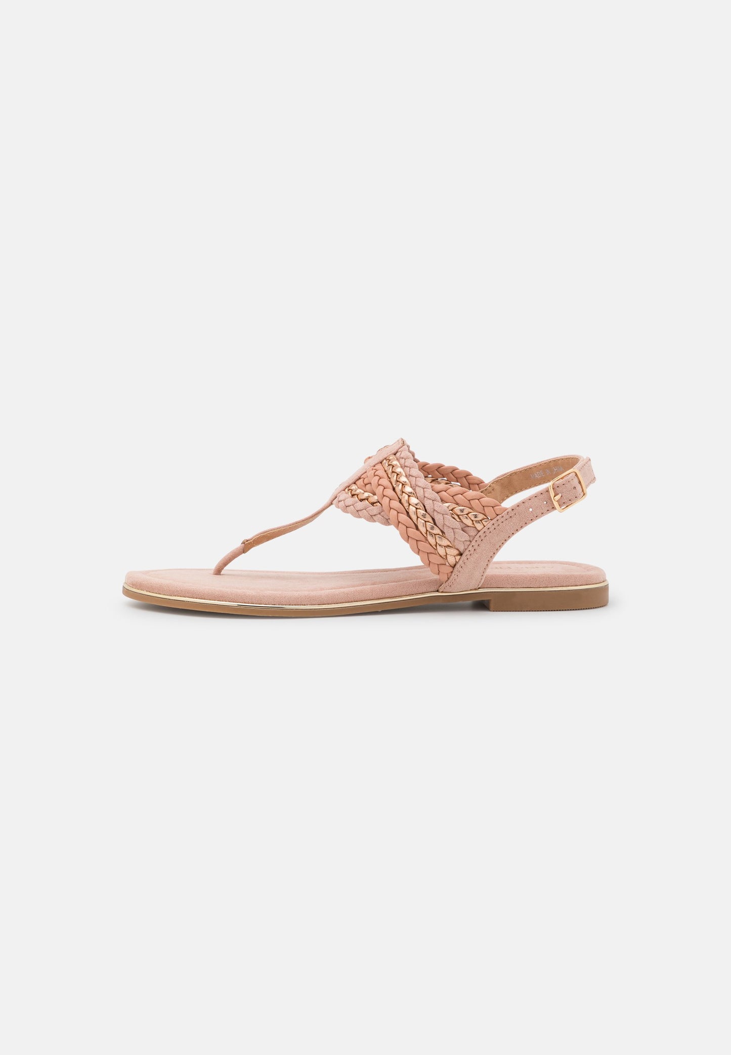 Anna Field T-Bar Sandals - Rose Gold-Coloured